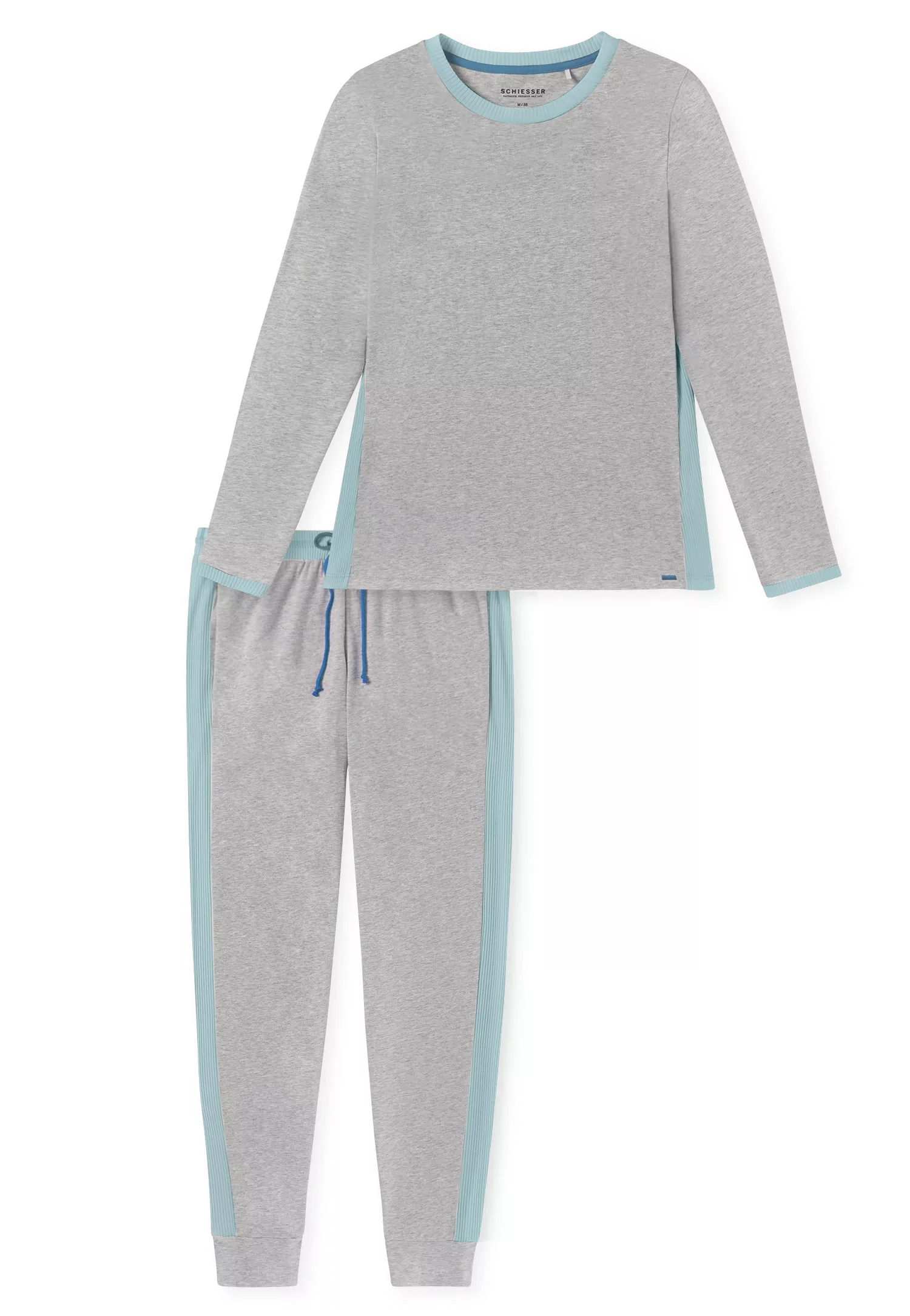 Schiesser Pyjama ""Casual Nightwear"", (2 tlg.), lässiger Loose-Fit-Schnitt günstig online kaufen
