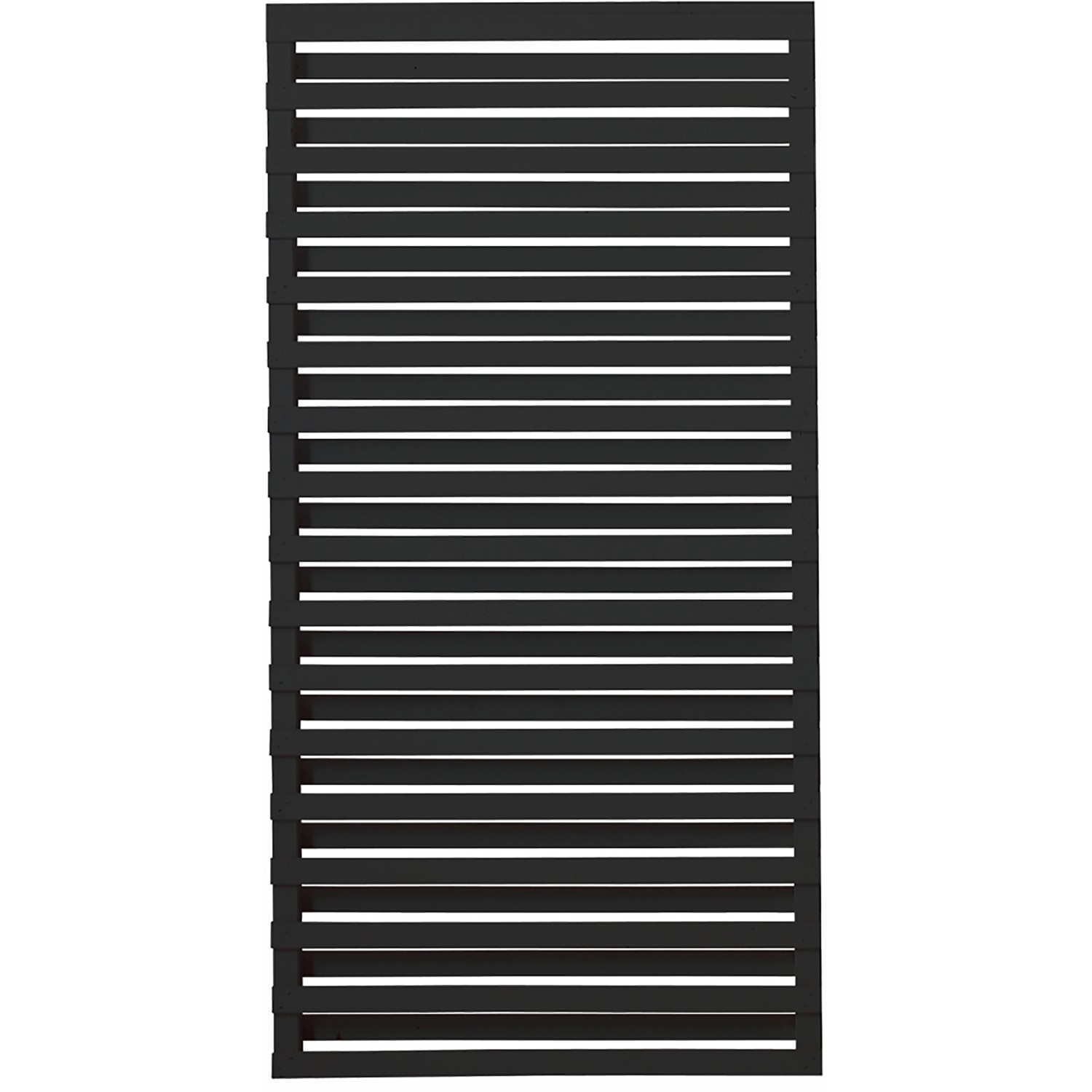 Plus Holz Sichtschutzzaun Osaka Nadelholz Schwarz 90 cm x 180 cm günstig online kaufen