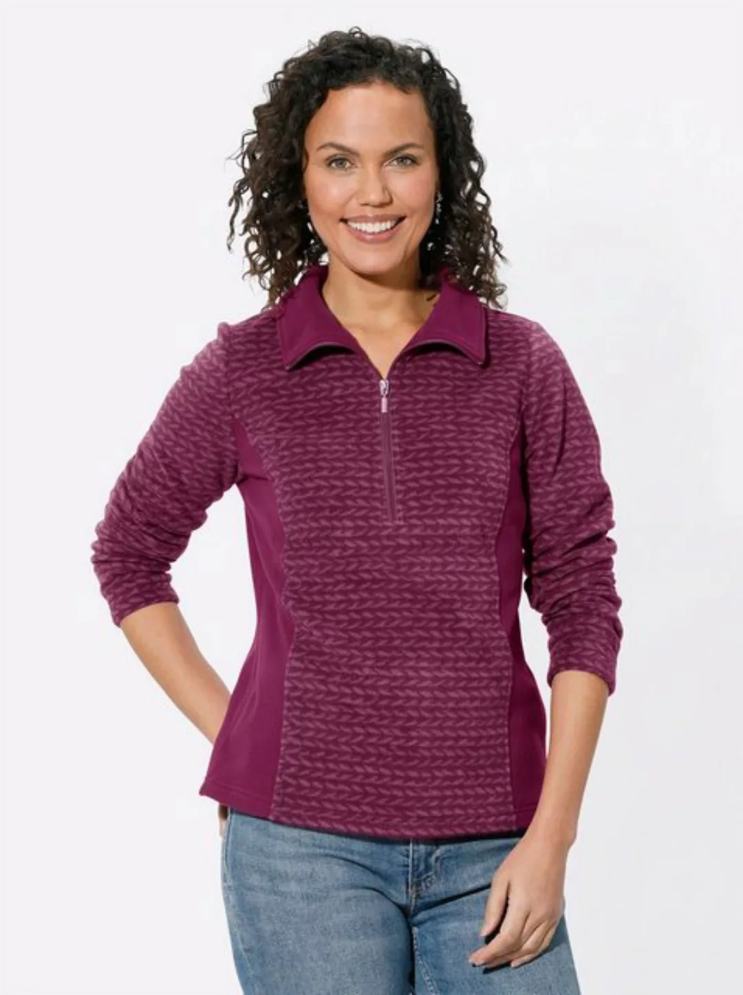Witt Fleeceshirt Fleece-Shirt Länge ca. 66 cm günstig online kaufen