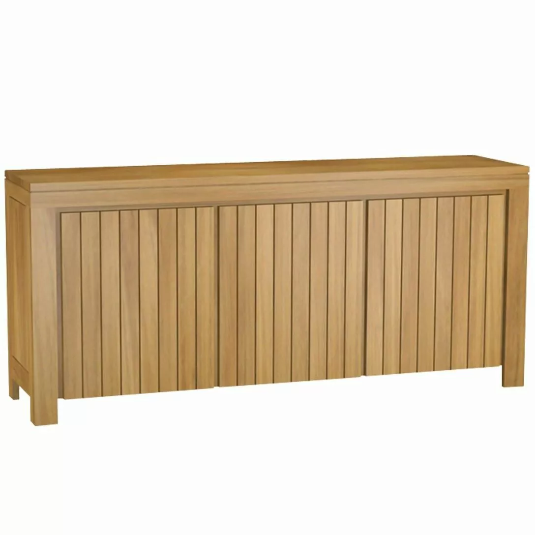 Sideboard Laholm Teak Massivholz günstig online kaufen