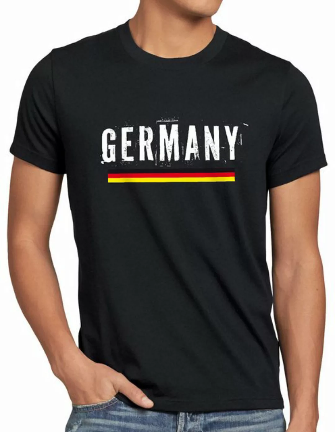 style3 T-Shirt Germany Deutschland Fahne WM 2026 Fussball fanartikel weltme günstig online kaufen