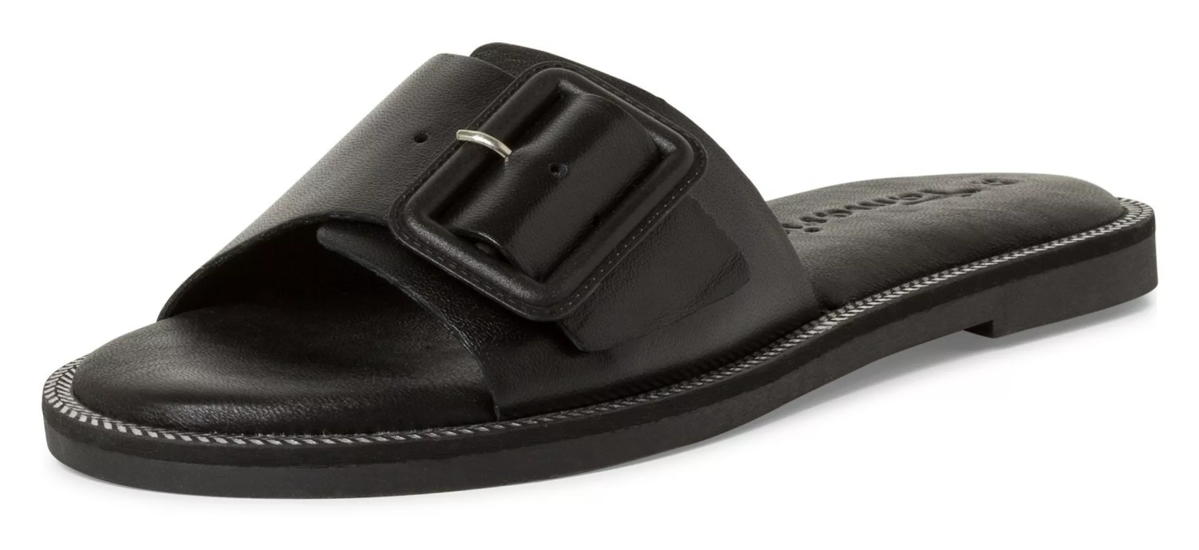 Tamaris Pantolette, Sommerschuh, Schlappen mit breiter verstellbarer Schnal günstig online kaufen