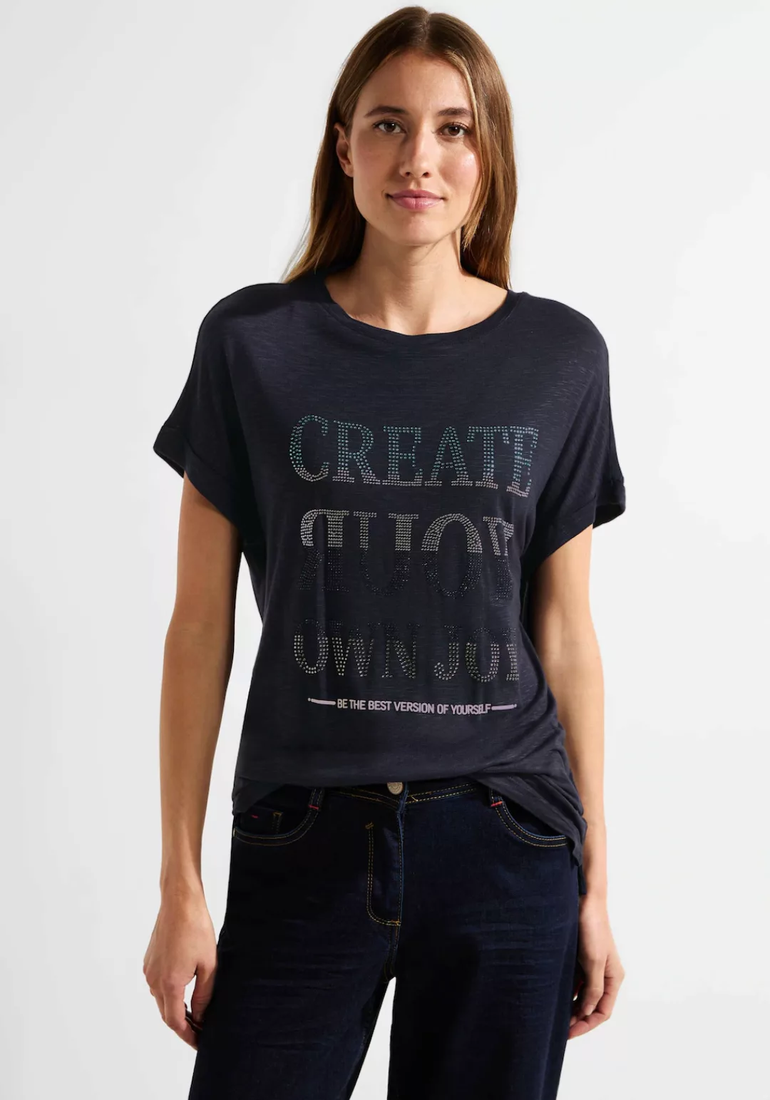 Cecil T-Shirt, aus softer Viskose günstig online kaufen