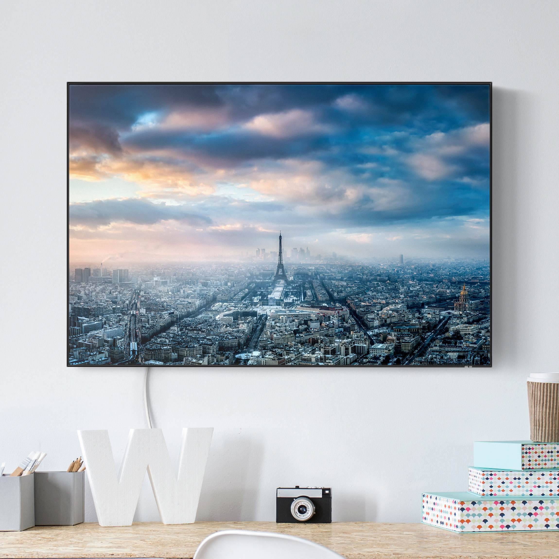 LED-Wechselbild Winter in Paris günstig online kaufen