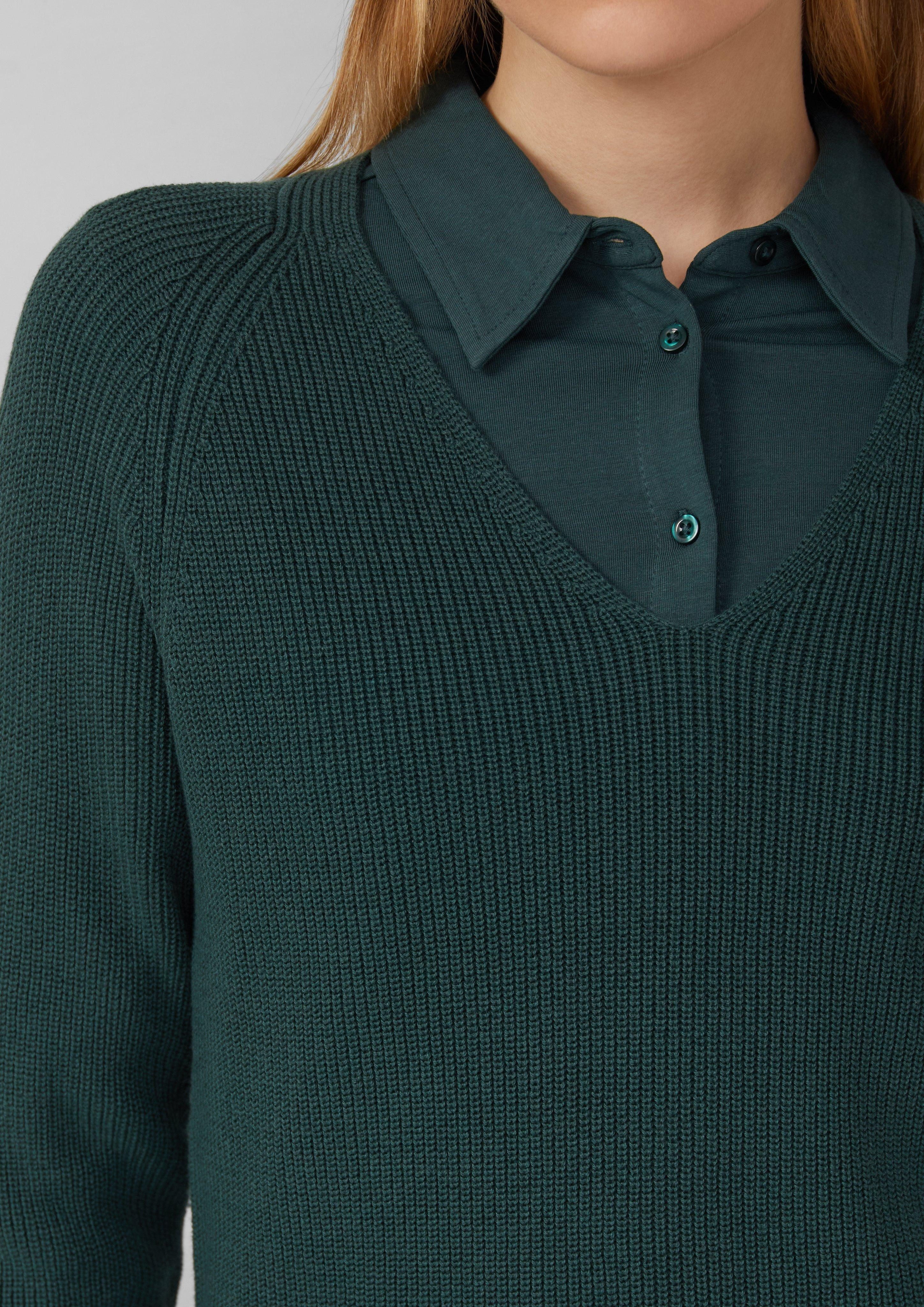 s.Oliver Strickpullover Strickpullover aus Baumwollmix mit günstig online kaufen