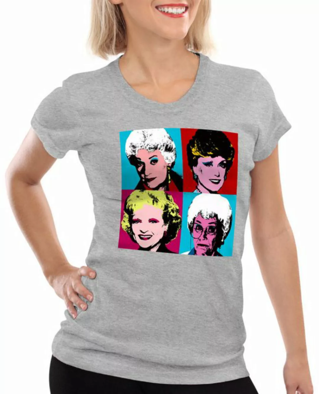 style3 T-Shirt Color Girls golden florida sitcom warhol golden girls günstig online kaufen