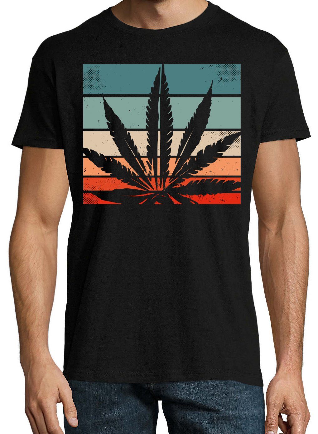 Youth Designz T-Shirt Retro Cannabis Herren günstig online kaufen
