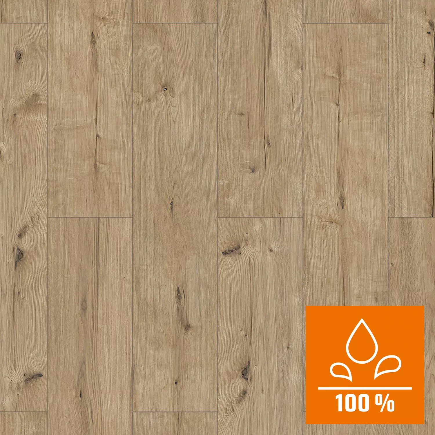 Classen Laminatboden Wasserresistent Eiche Greige Holz günstig online kaufen