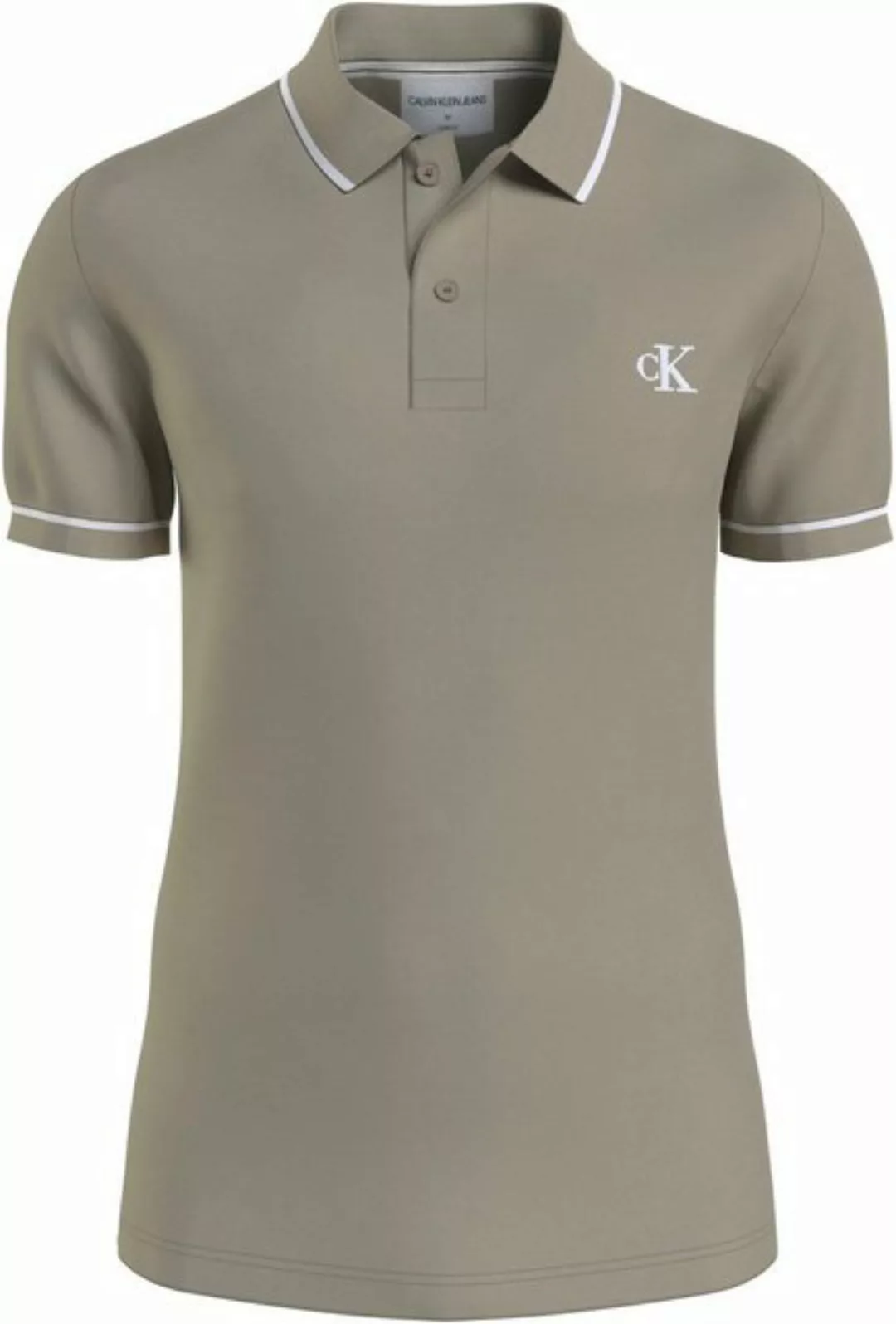 Calvin Klein Jeans Poloshirt TIPPING SLIM POLO mit Logomarkenlabel günstig online kaufen