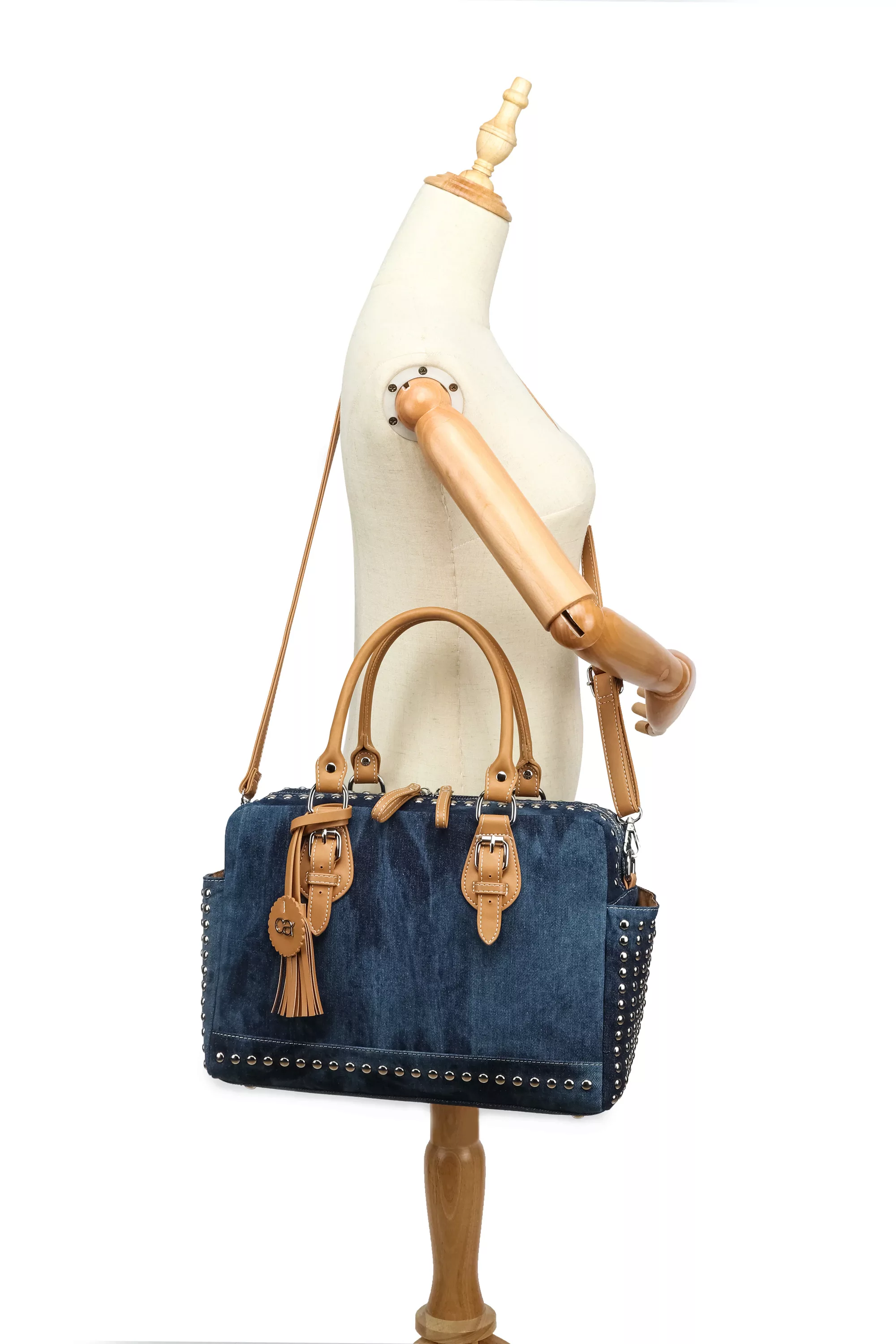 COLLEZIONE ALESSANDRO Schultertasche "Denim", aus griffigem Jeansstoff mit günstig online kaufen