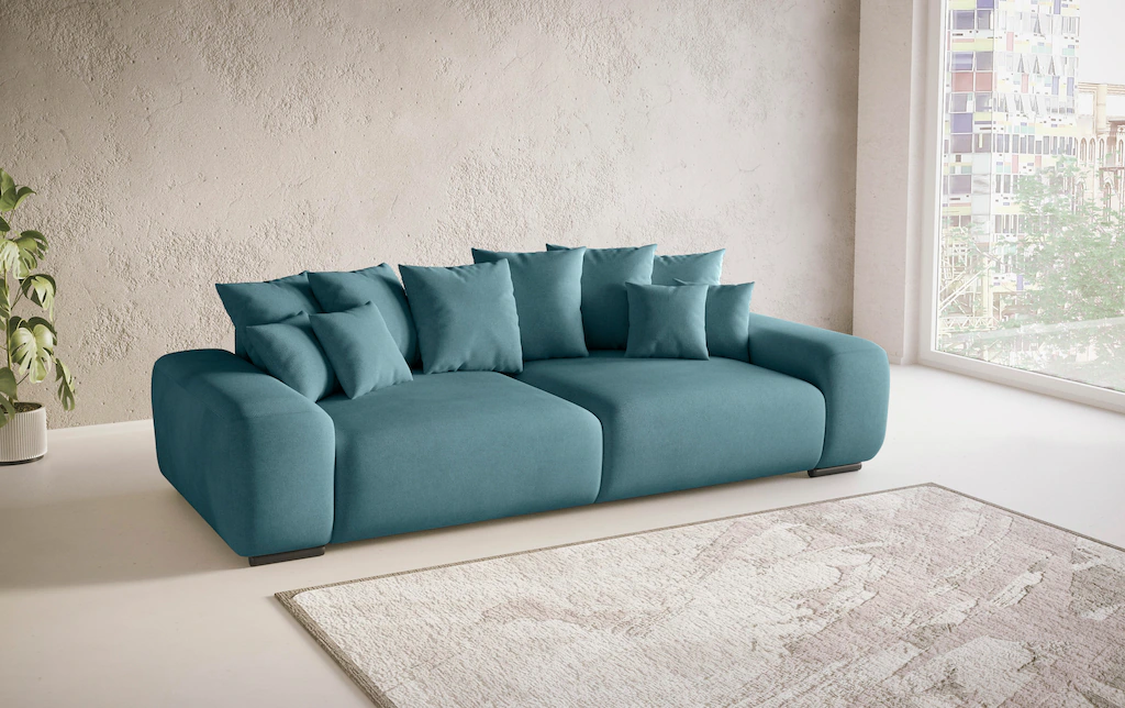 Home affaire Big-Sofa »Glamour II«, Dauerschläfer mit Hygiene-Topper bis 14 günstig online kaufen