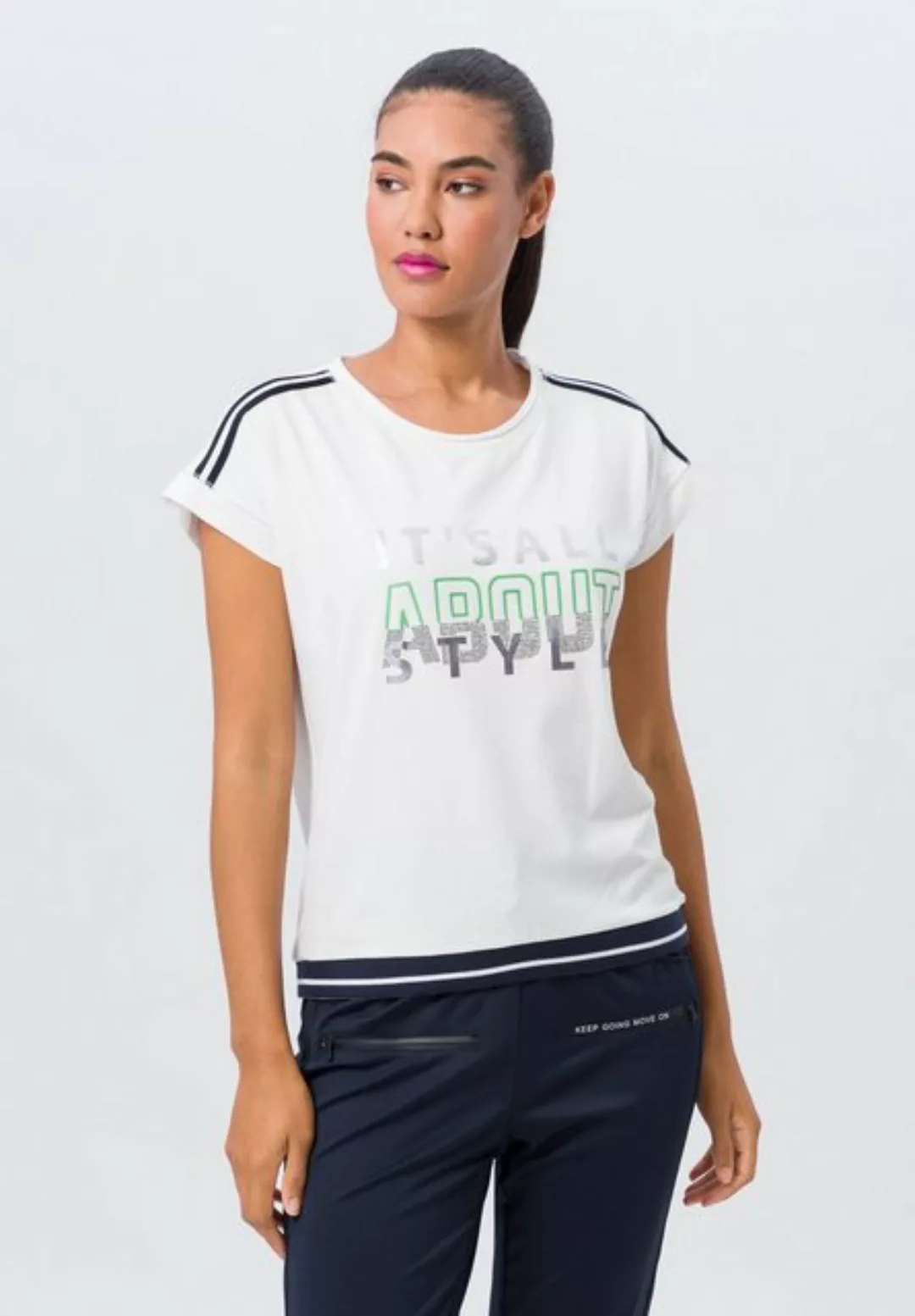 TUZZI Kurzarmshirt mit Frontprint günstig online kaufen