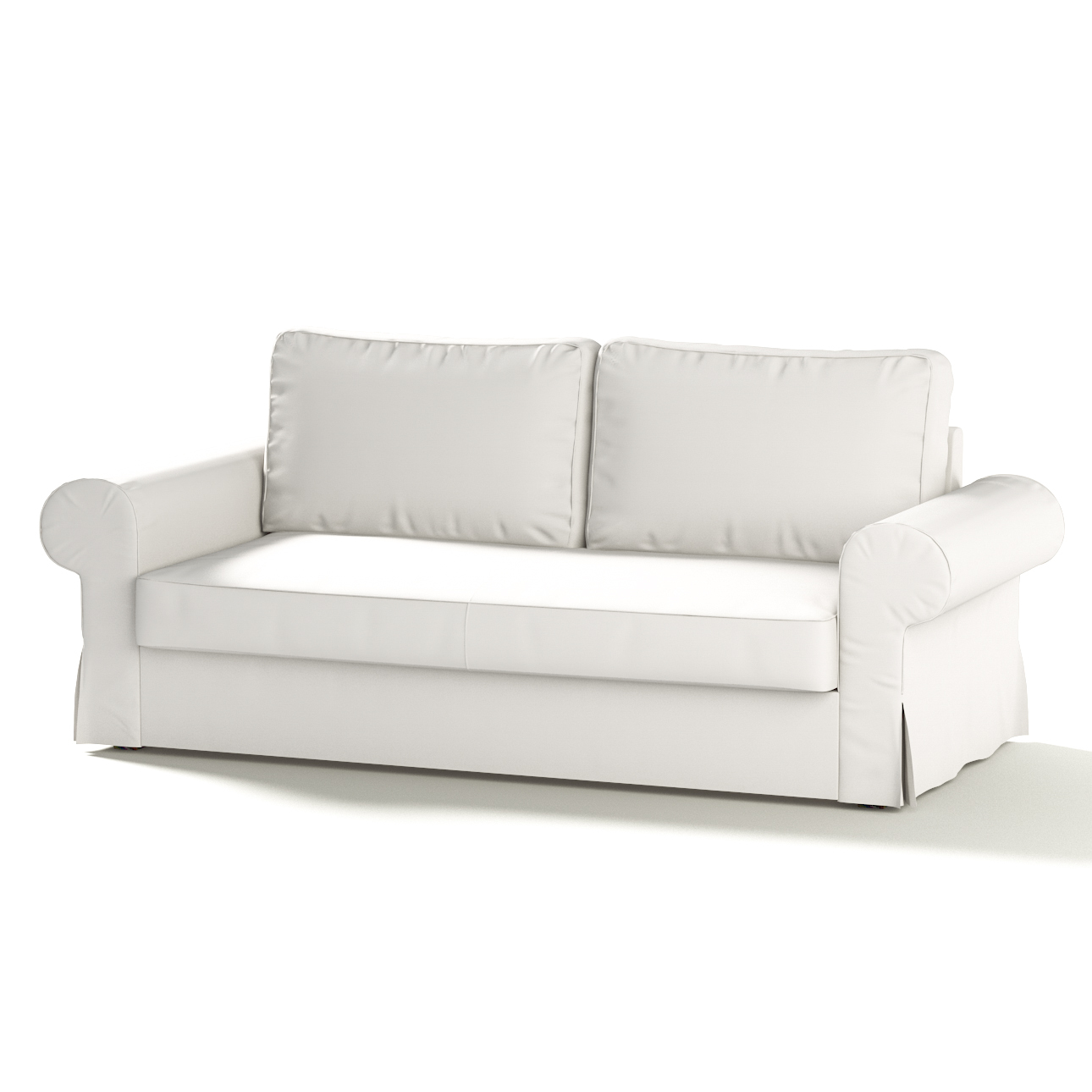 Bezug für Backabro 3-Sitzer Sofa ausklappbar, weiss, Bezug für Backabro 3-S günstig online kaufen