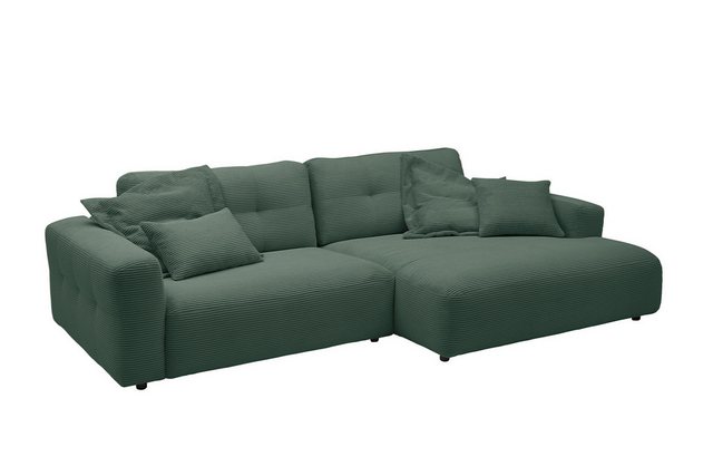 KAWOLA Ecksofa, Cord, Longchair rechts od. links, versch. Farben günstig online kaufen