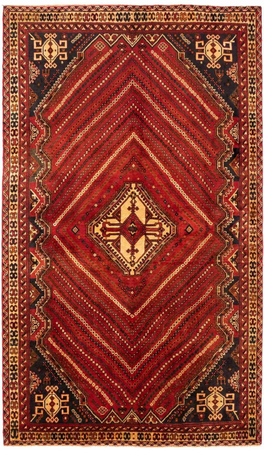 morgenland Wollteppich »Ghashghai Medaillon 241 x 157 cm«, rechteckig, Unik günstig online kaufen