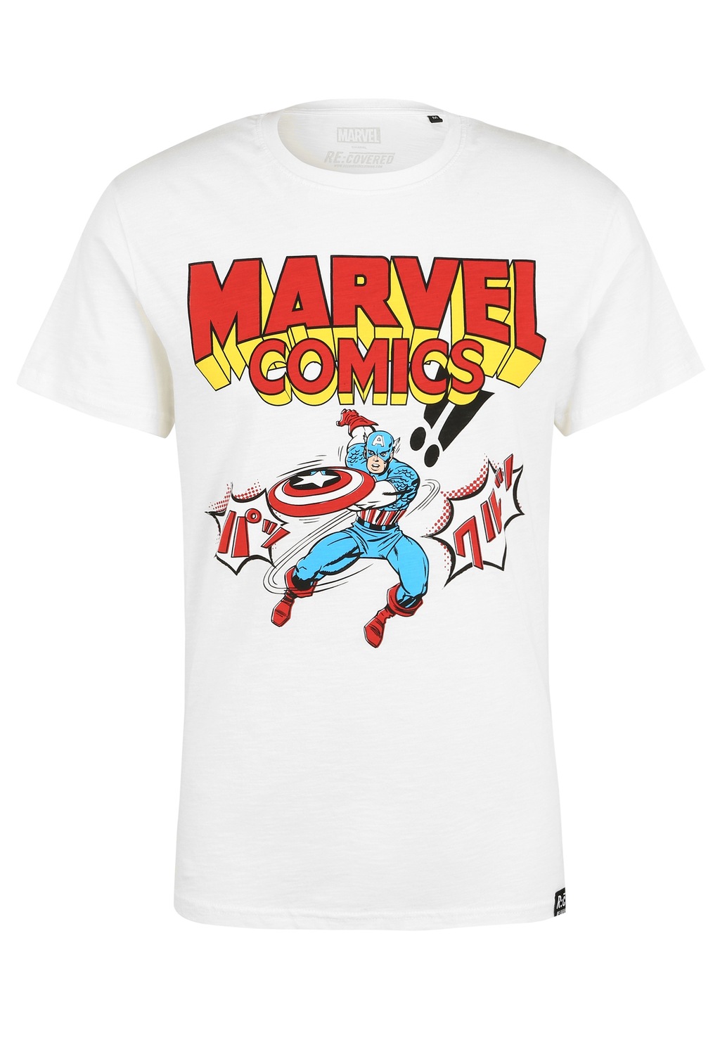 Recovered T-Shirt "Marvel Comics Captain America Japan", mit coolem Captain günstig online kaufen