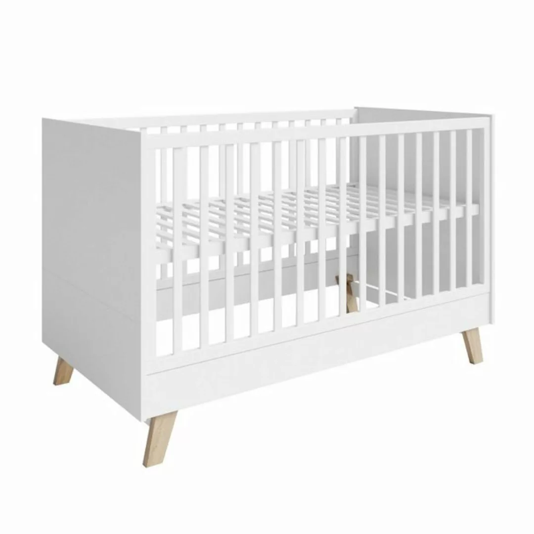 roba® Kinderbett Babybett roba SMILE (BHT 142x90.50x76 cm) BHT 142x90.50x76 günstig online kaufen