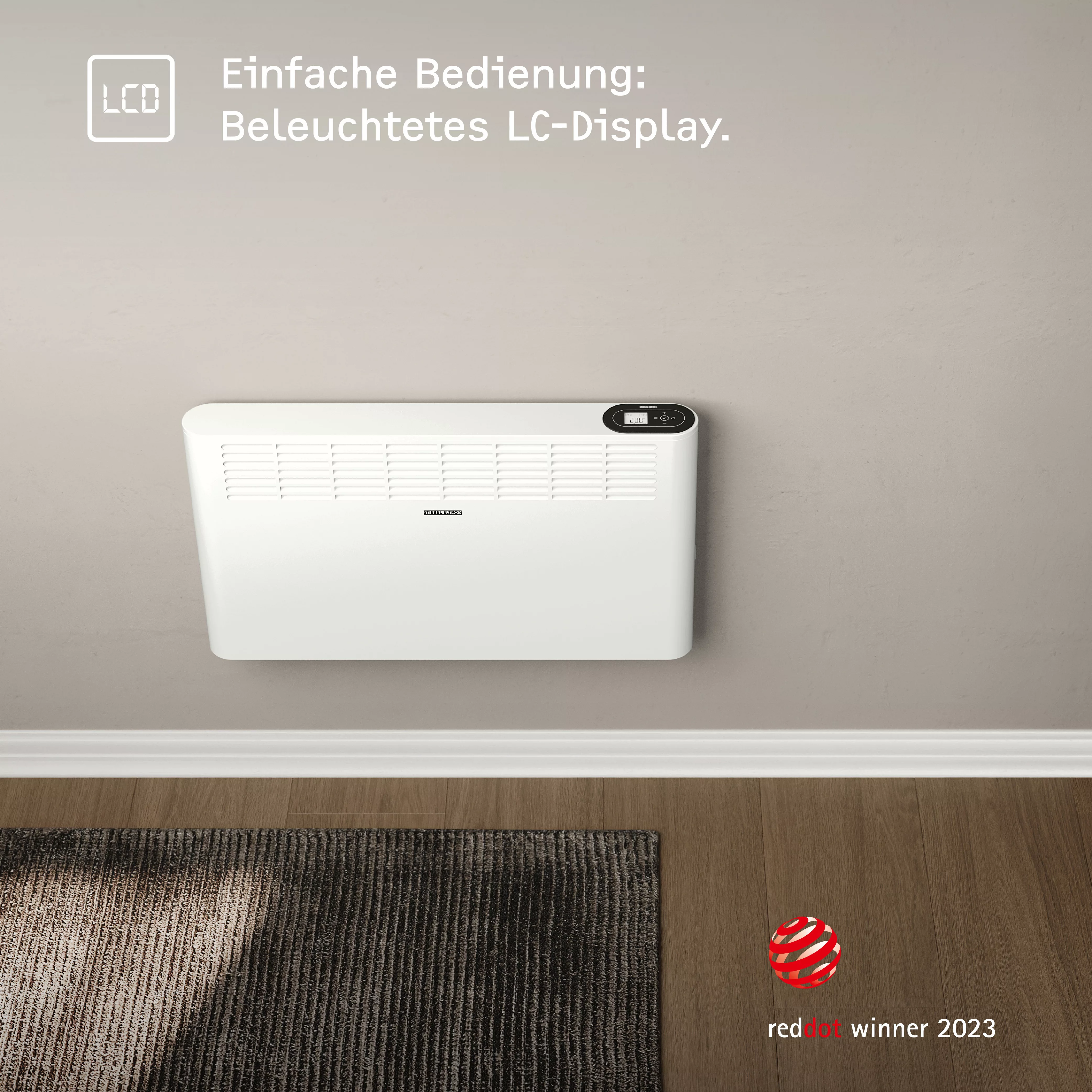 STIEBEL ELTRON Konvektor »»CNS 1000 Plus LCD«, Wandkonvektor, energiesparen günstig online kaufen