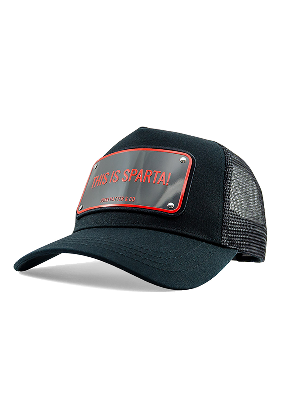 John Hatter & Co Trucker Cap THIS IS SPARTA! Schwarz günstig online kaufen