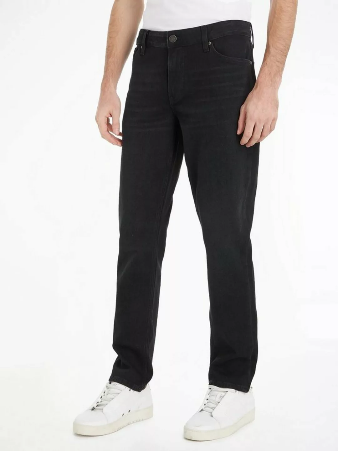 Calvin Klein Slim-fit-Jeans SLIM FIT RINSE BLACK im 5-Pocket-Style günstig online kaufen