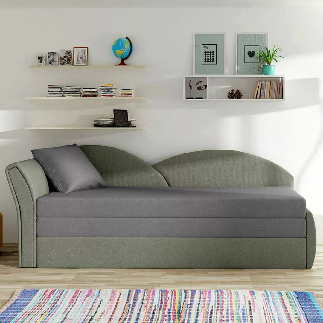 Schlafsofa Liegesofa in modernem Design mit Bettkasten günstig online kaufen