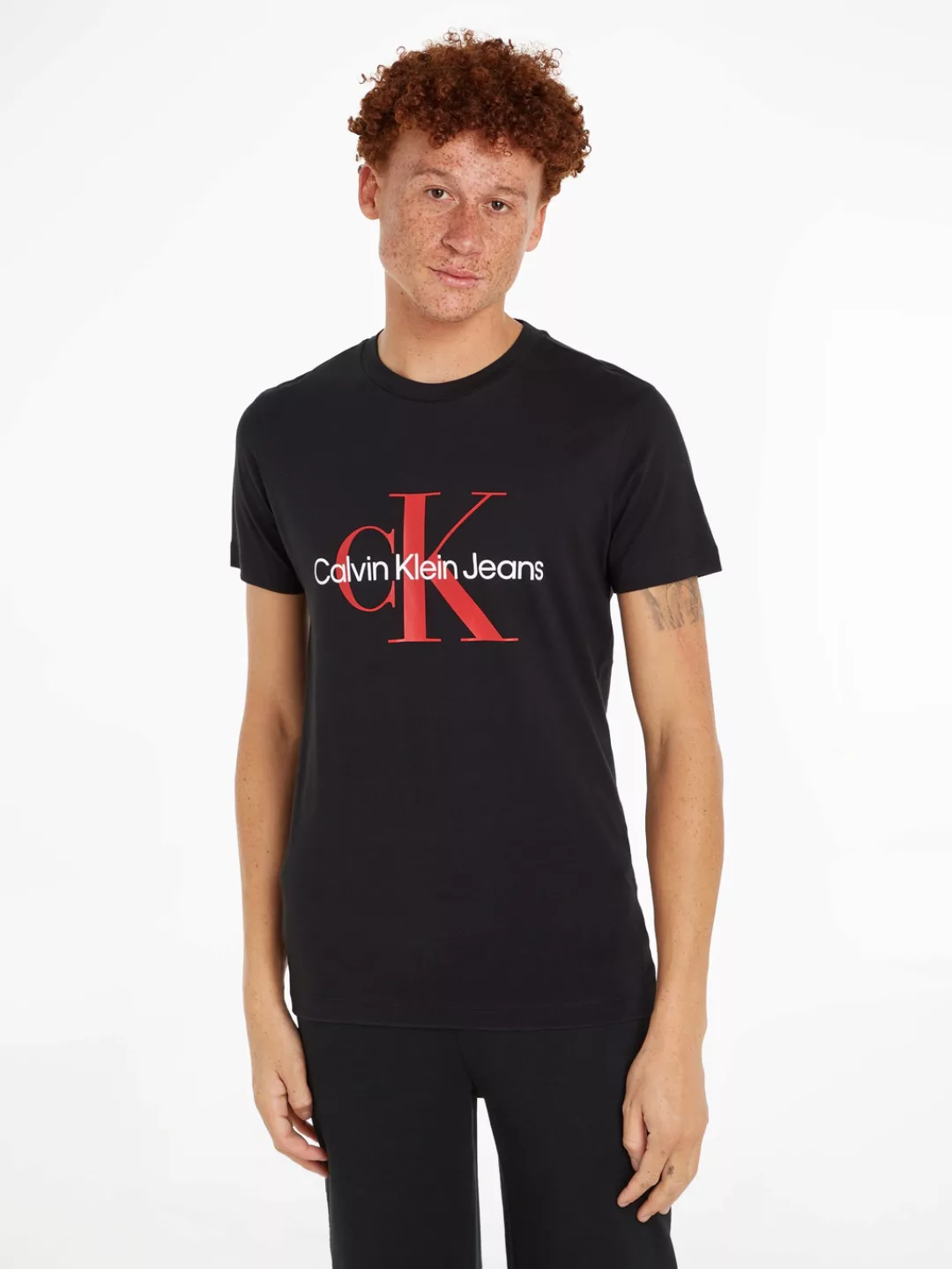 Calvin Klein Jeans T-Shirt, mit großem Print günstig online kaufen