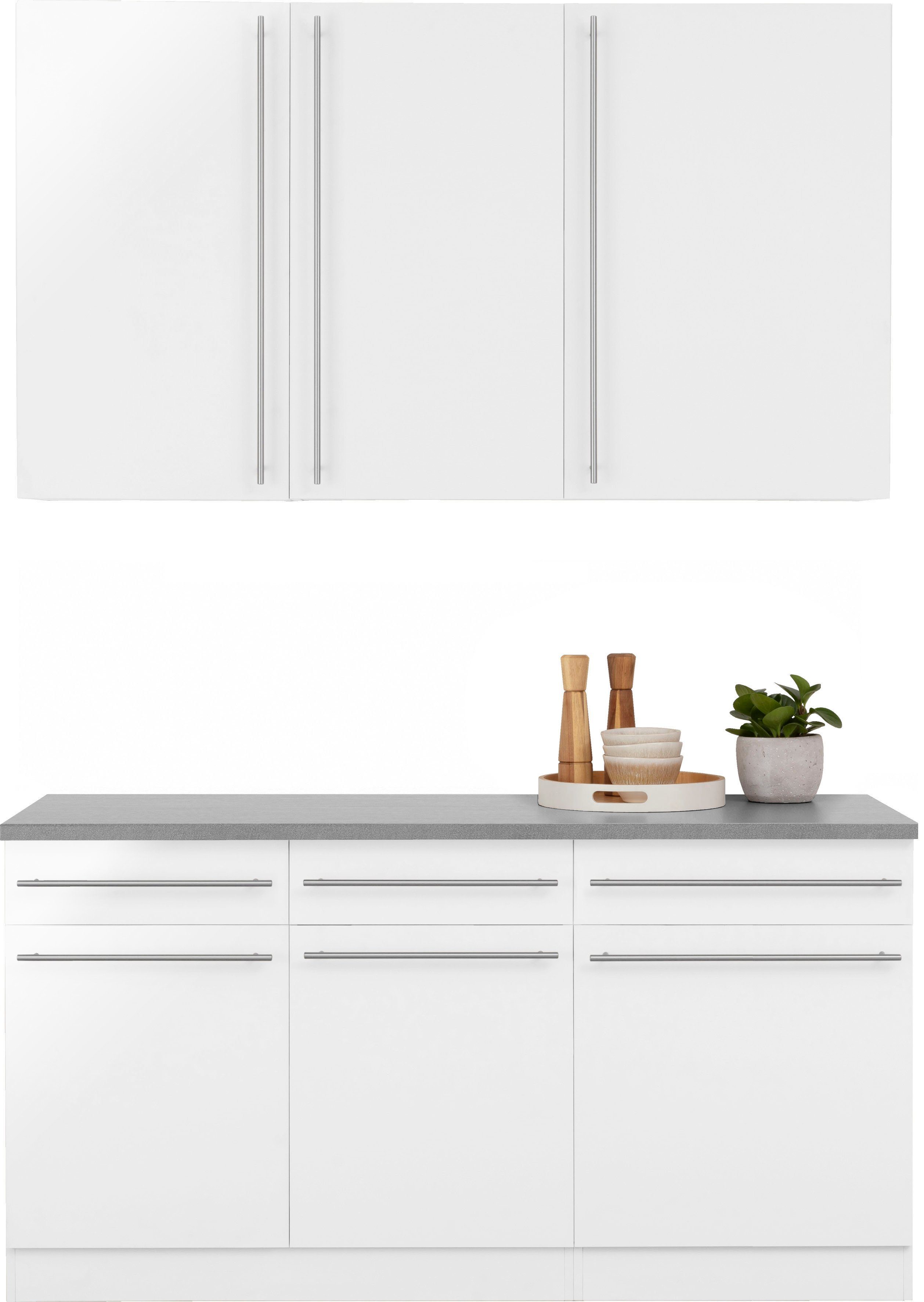 wiho Küchen Pantryküche "Chicago", ohne E-Geräte, Breite 160 cm günstig online kaufen