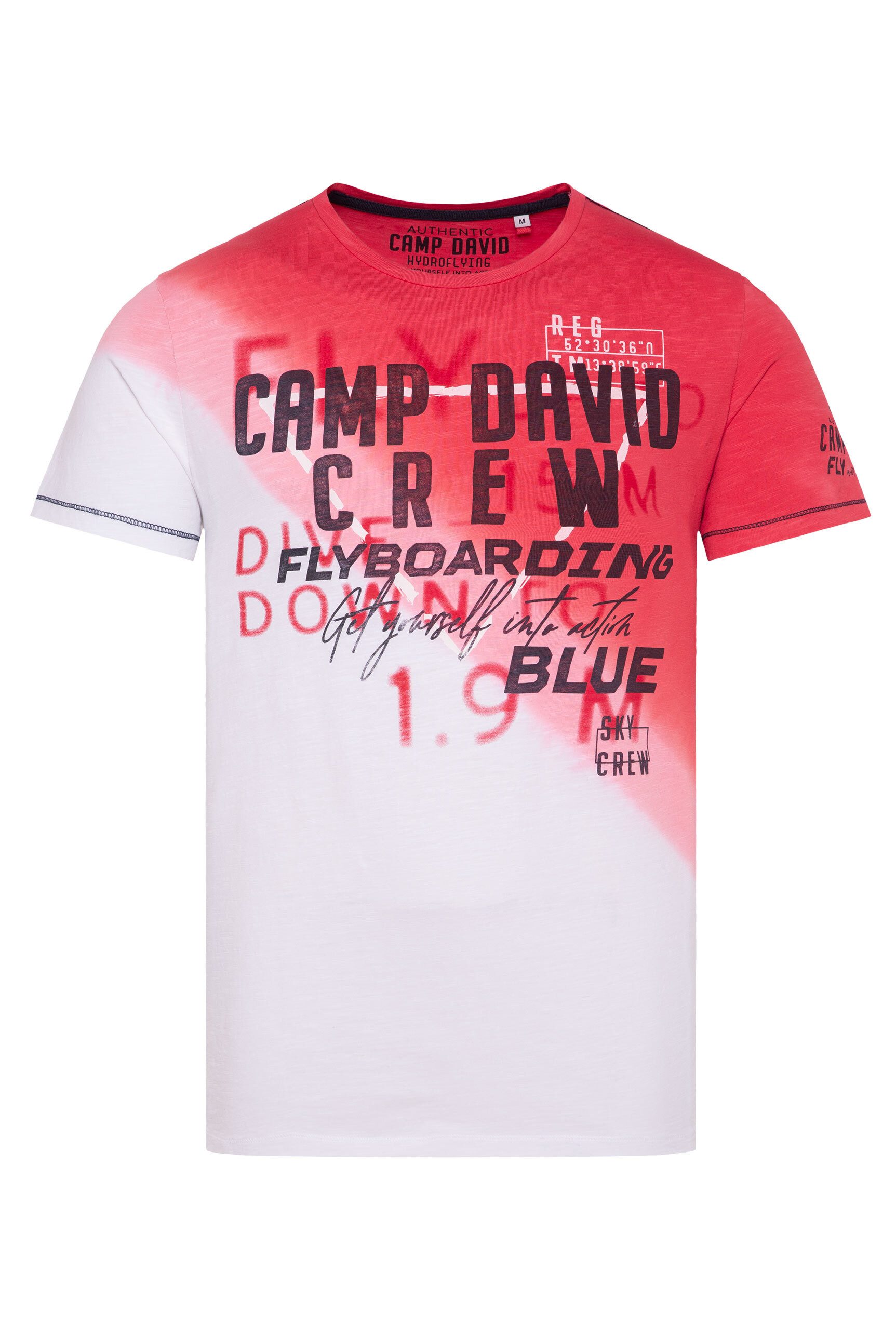 CAMP DAVID Rundhalsshirt, aus Baumwolle günstig online kaufen