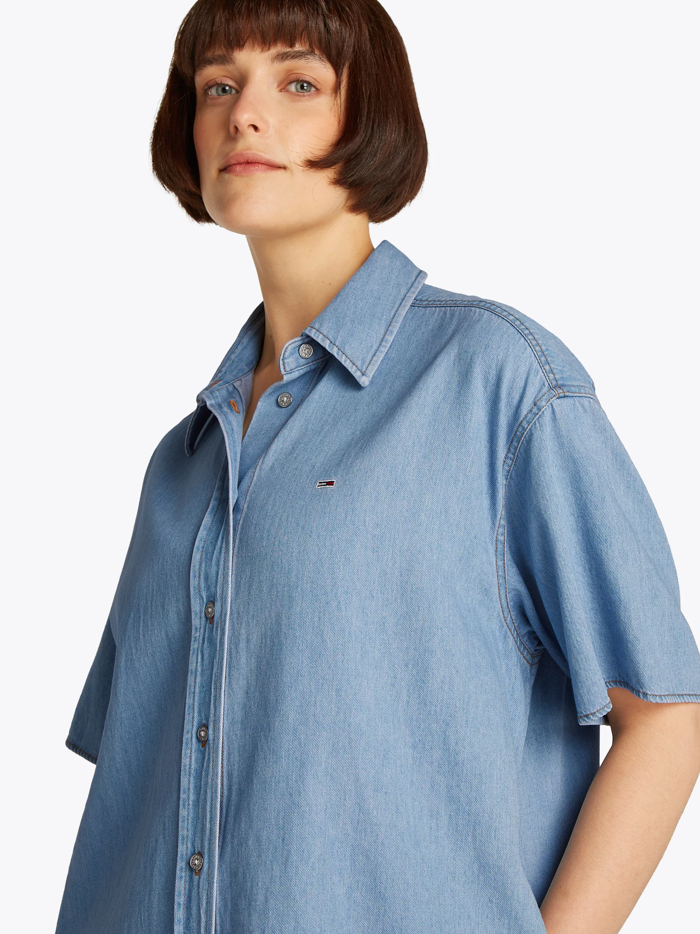 Tommy Jeans Curve Hemdblusenkleid "SS SHIRT DRESS EXT", in Großen Größen günstig online kaufen