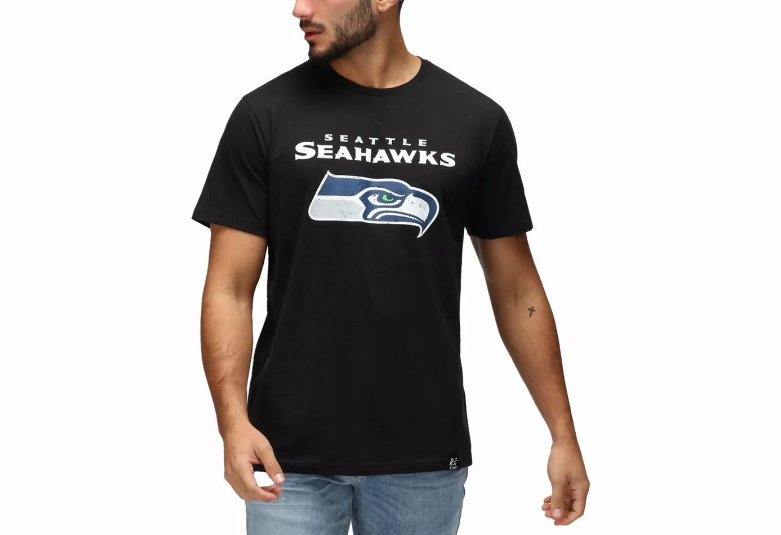 Recovered Print-Shirt Re:Covered NFL Seattle Seahawks günstig online kaufen