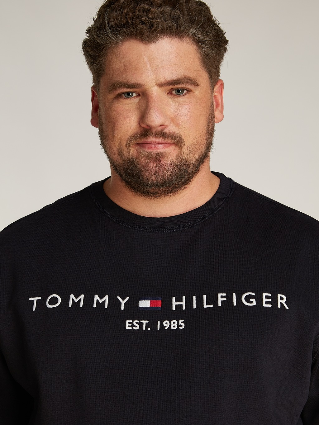 Tommy Hilfiger Big & Tall Sweatshirt BT-TOMMY LOGO SWEATSHIRT-B in Großen G günstig online kaufen