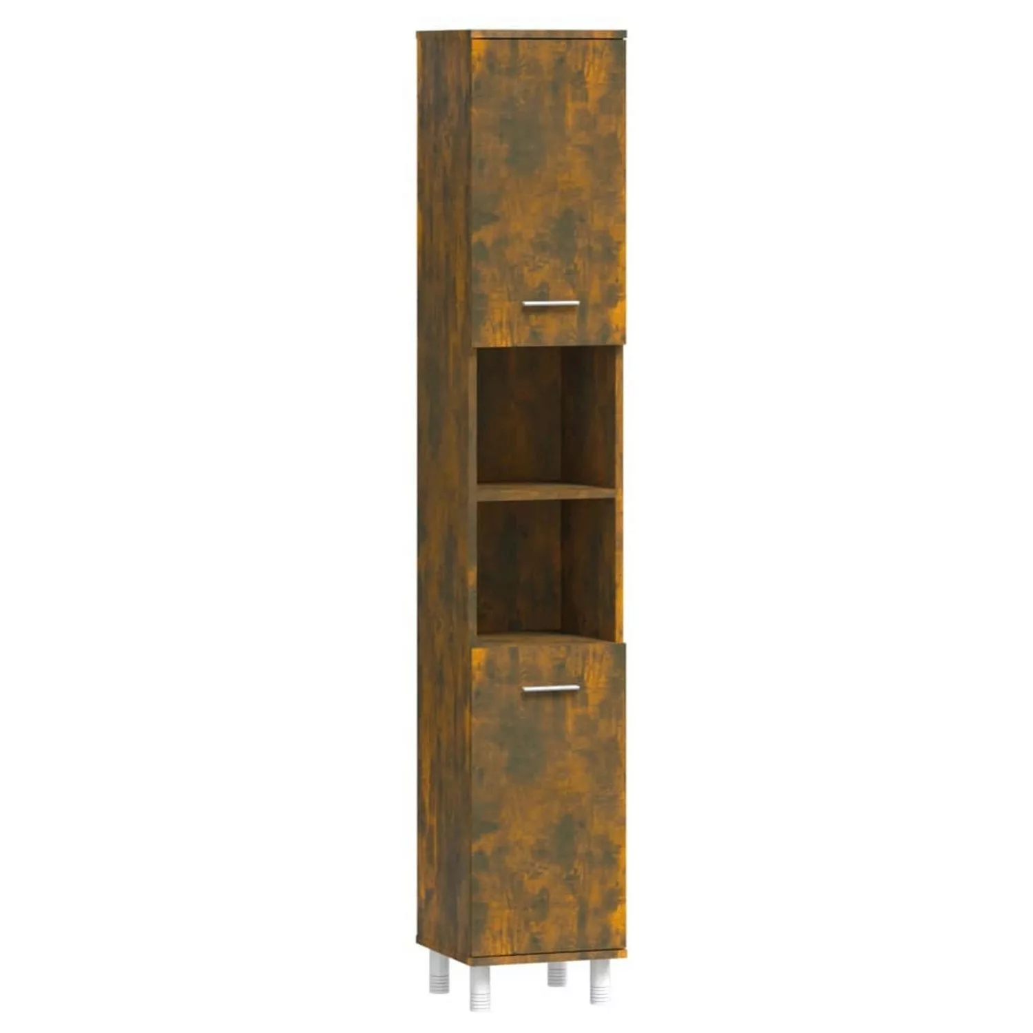 Vidaxl Badschrank Räuchereiche 30x30x179 Cm Holzwerkstoff günstig online kaufen