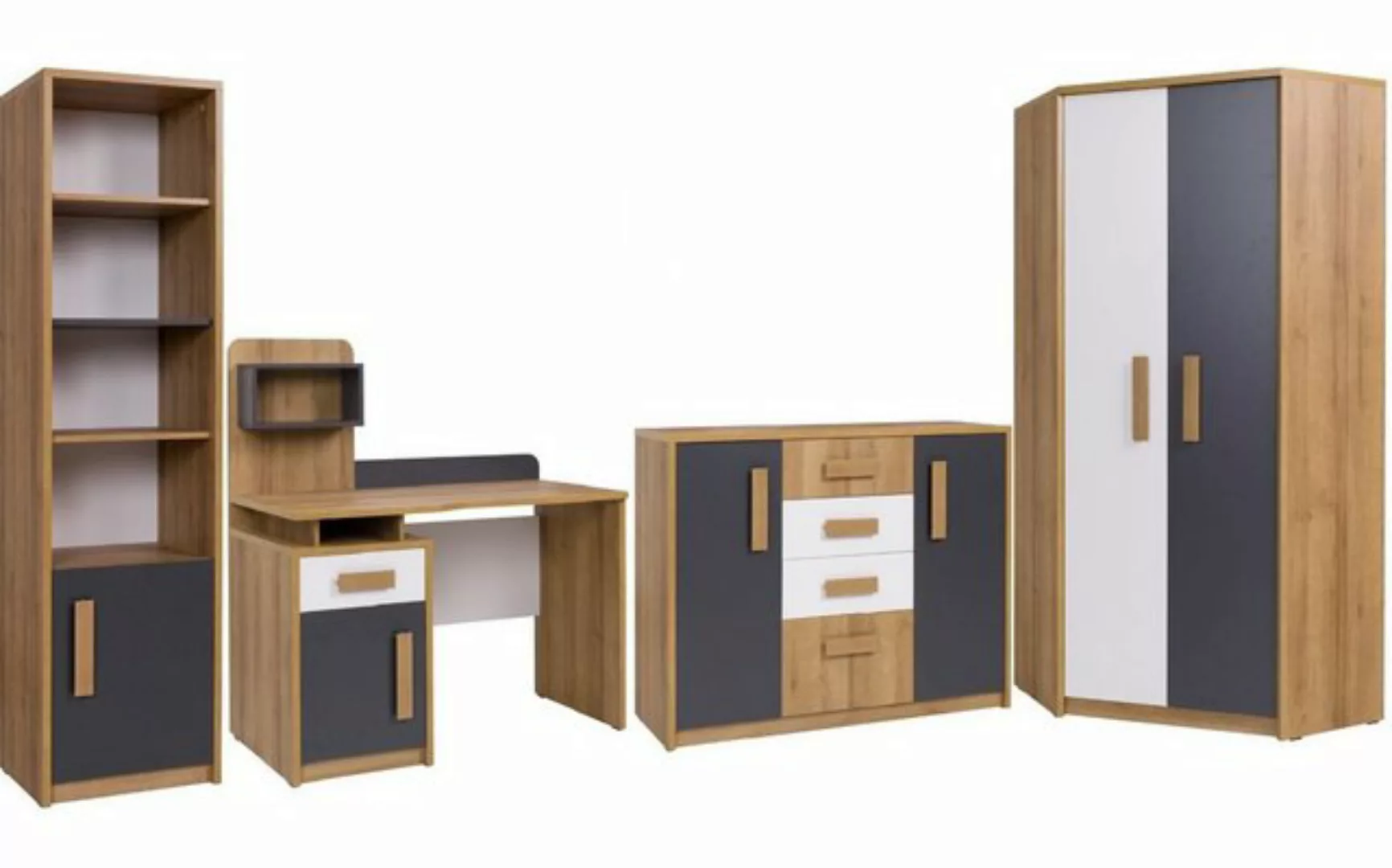 Marmex Möbel Mehrzweckschrank-Set Quatro Set E, (4-St) günstig online kaufen