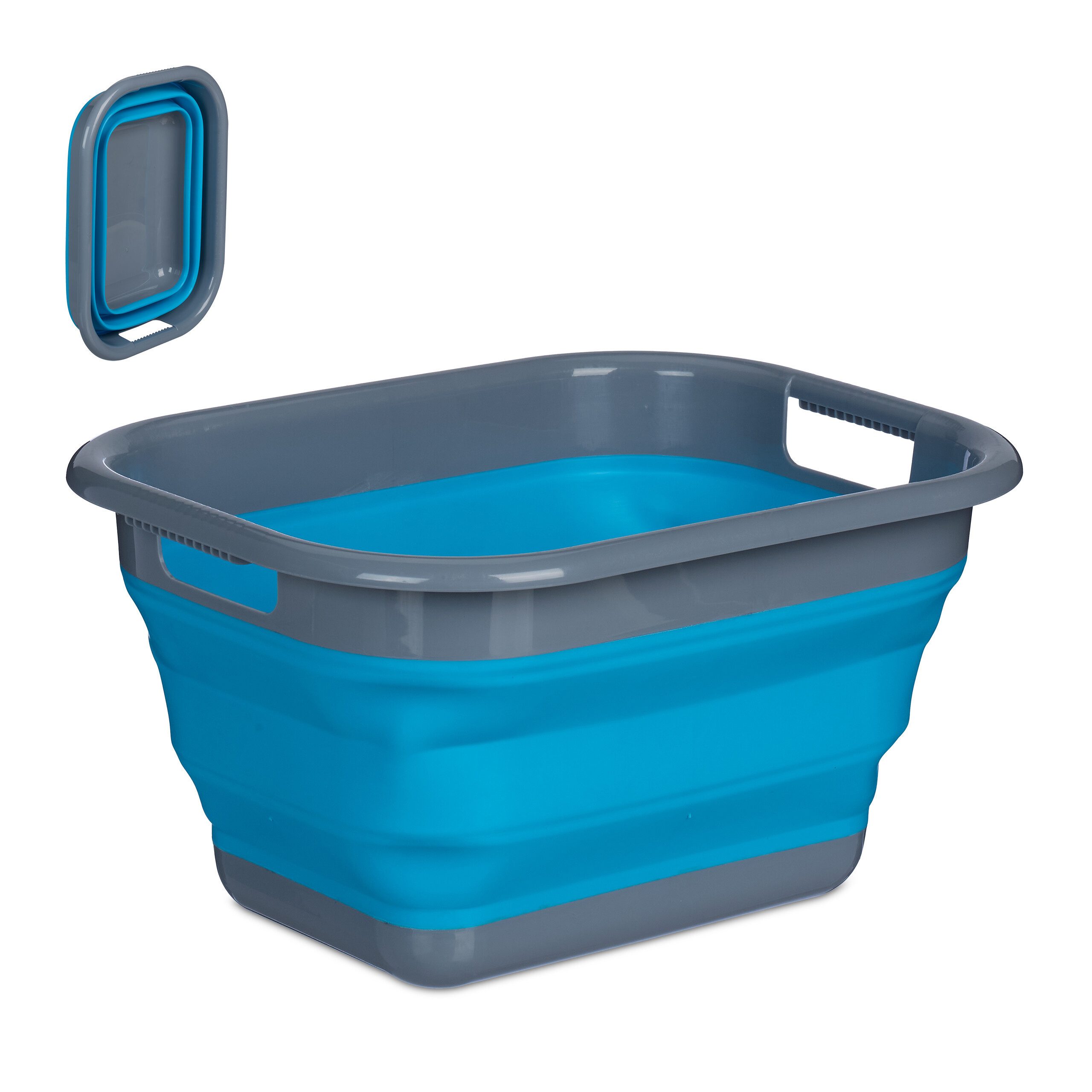 relaxdays Wäschekorb Faltbarer Wäschekorb 15 Liter günstig online kaufen