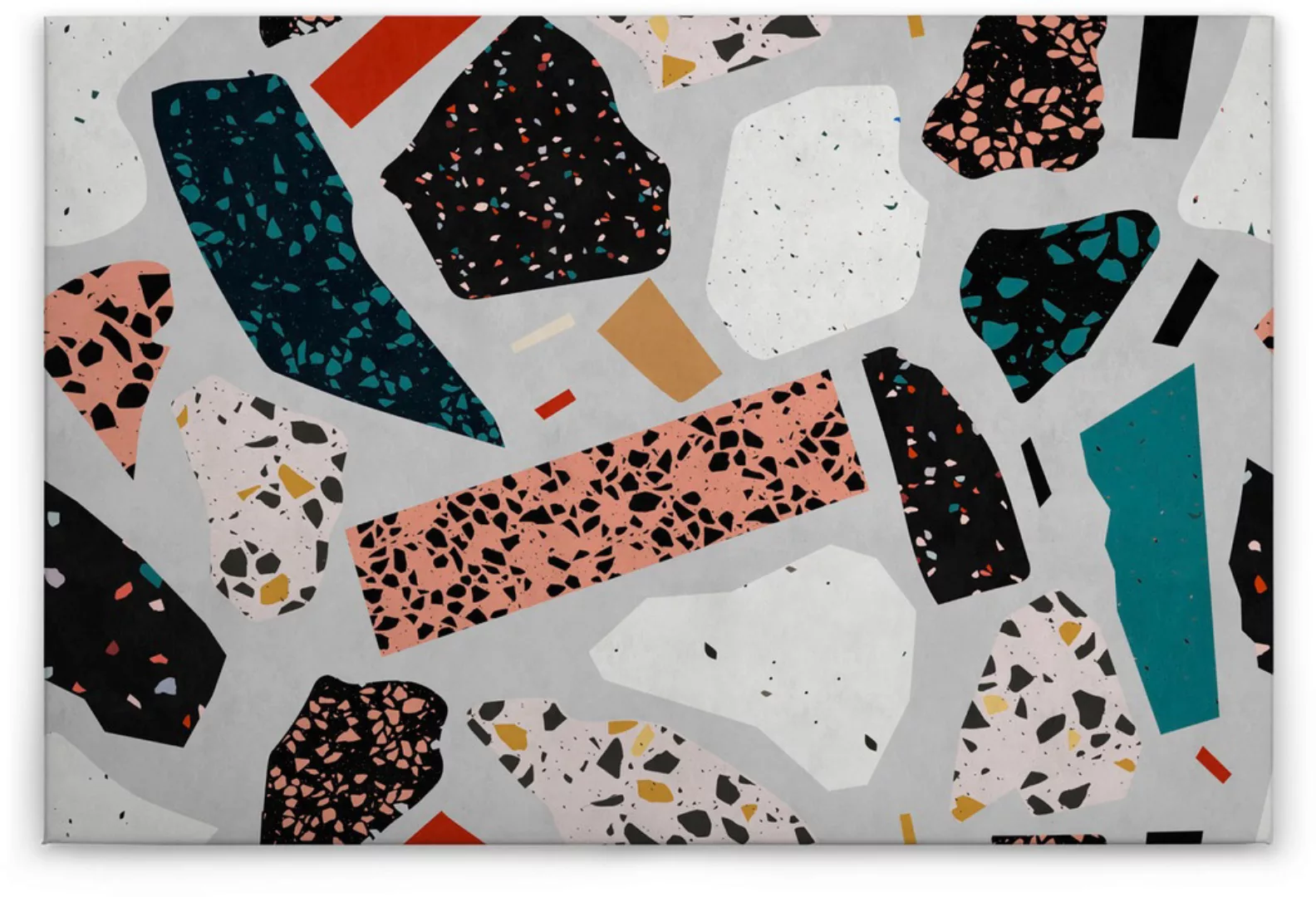 A.S. Création Leinwandbild "terrazzo", Kunst-Abstrakt-Kinder, (1 St.), Keil günstig online kaufen