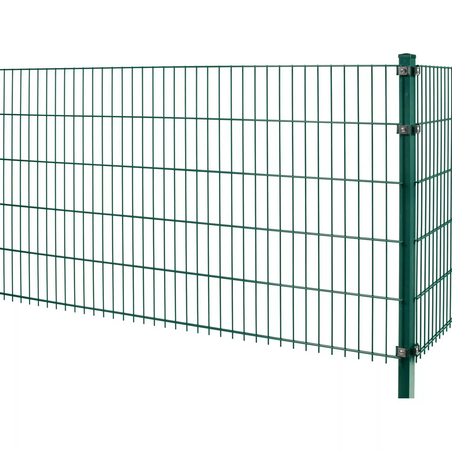 Doppelstabmattenzaun Stärke 8/6/8 Grün 83 x 251 cm günstig online kaufen