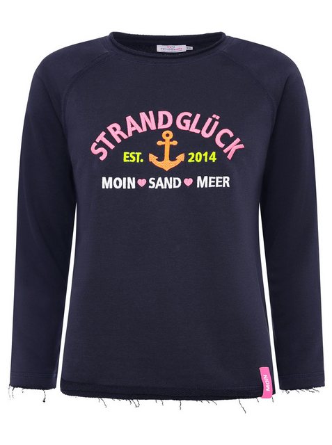 Zwillingsherz Sweatshirt "Strandglück" mit Used-Look Kanten günstig online kaufen