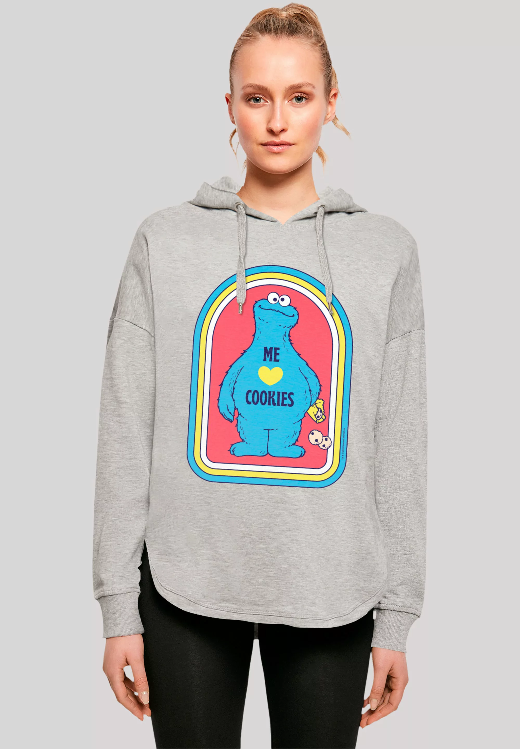 F4NT4STIC Kapuzenpullover "Sesamstraße Cookie Monster Me", Premium Qualität günstig online kaufen