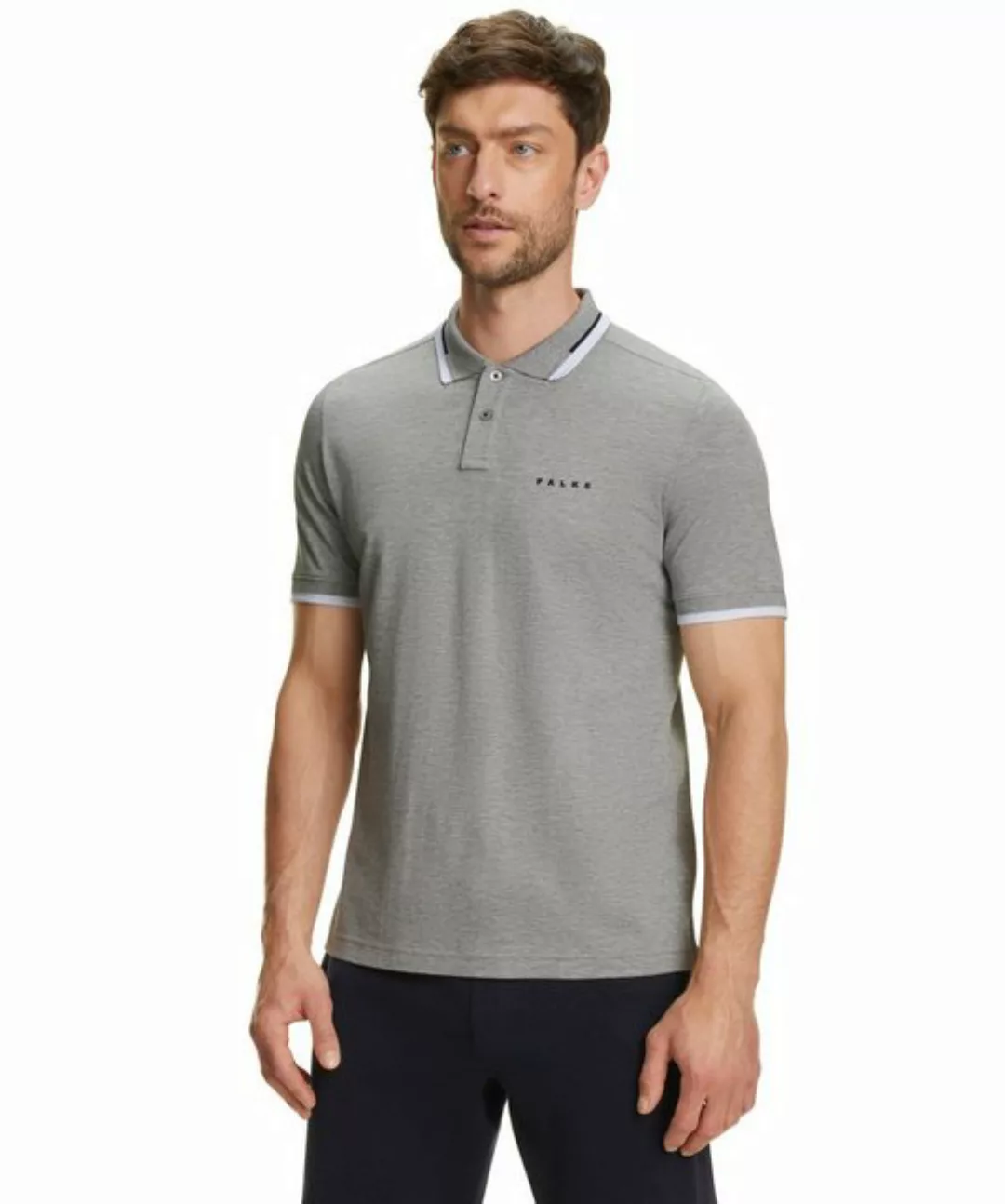 FALKE Poloshirt (1-tlg) aus hochwertiger Pima-Baumwolle günstig online kaufen