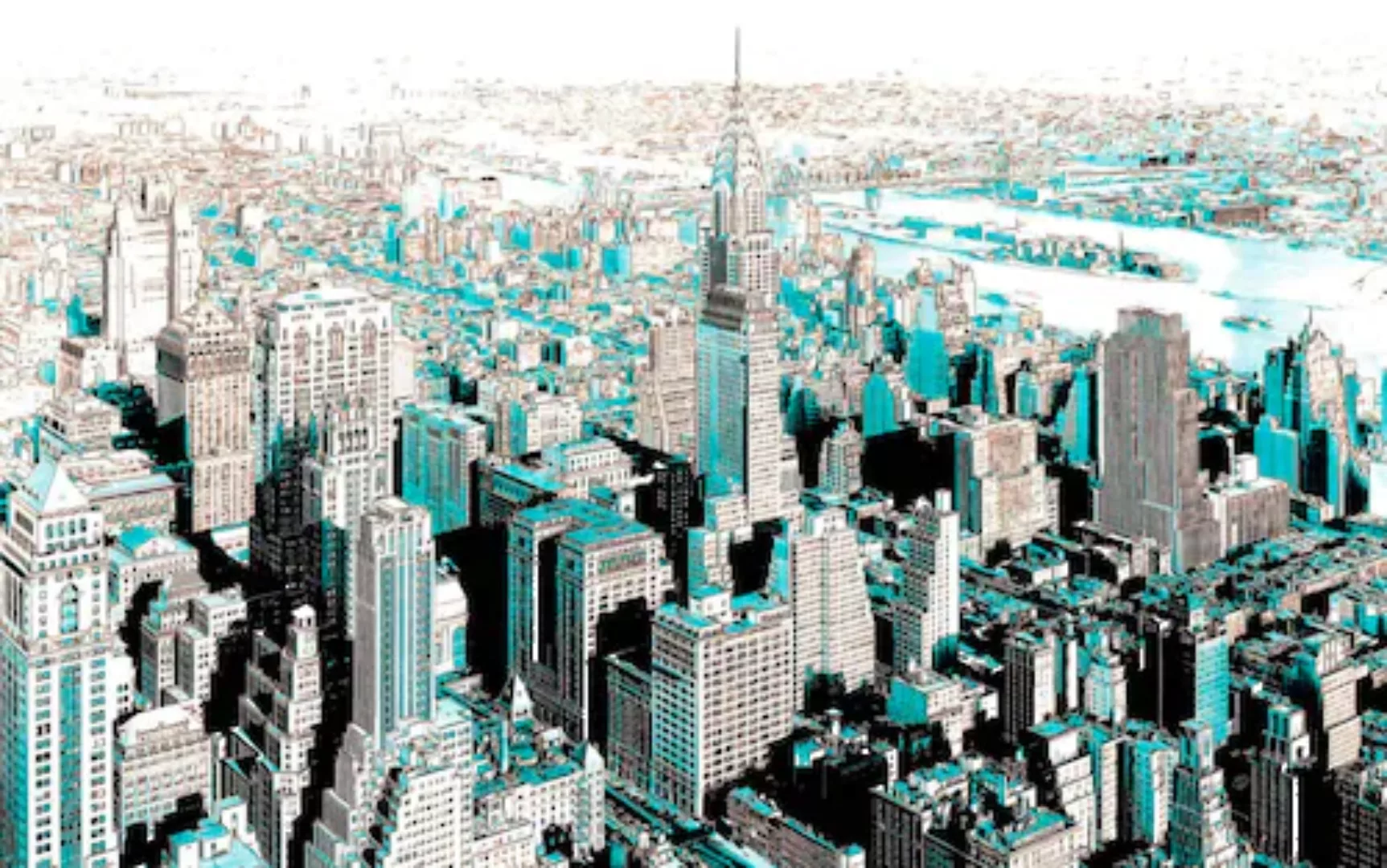 KOMAR Vlies Fototapete - Gotham - Größe 400 x 250 cm mehrfarbig günstig online kaufen