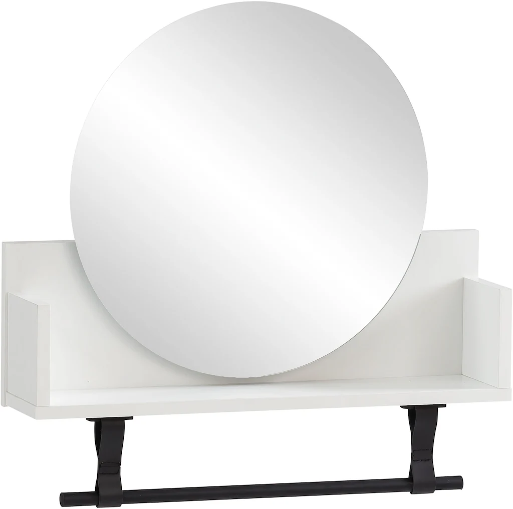 welltime Wandregal "Ella, Breite 59 cm", Kleiderstange aus Kunststoff, Schl günstig online kaufen