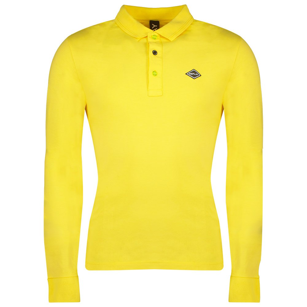 Replay Langarm-polo L Sun Yellow günstig online kaufen