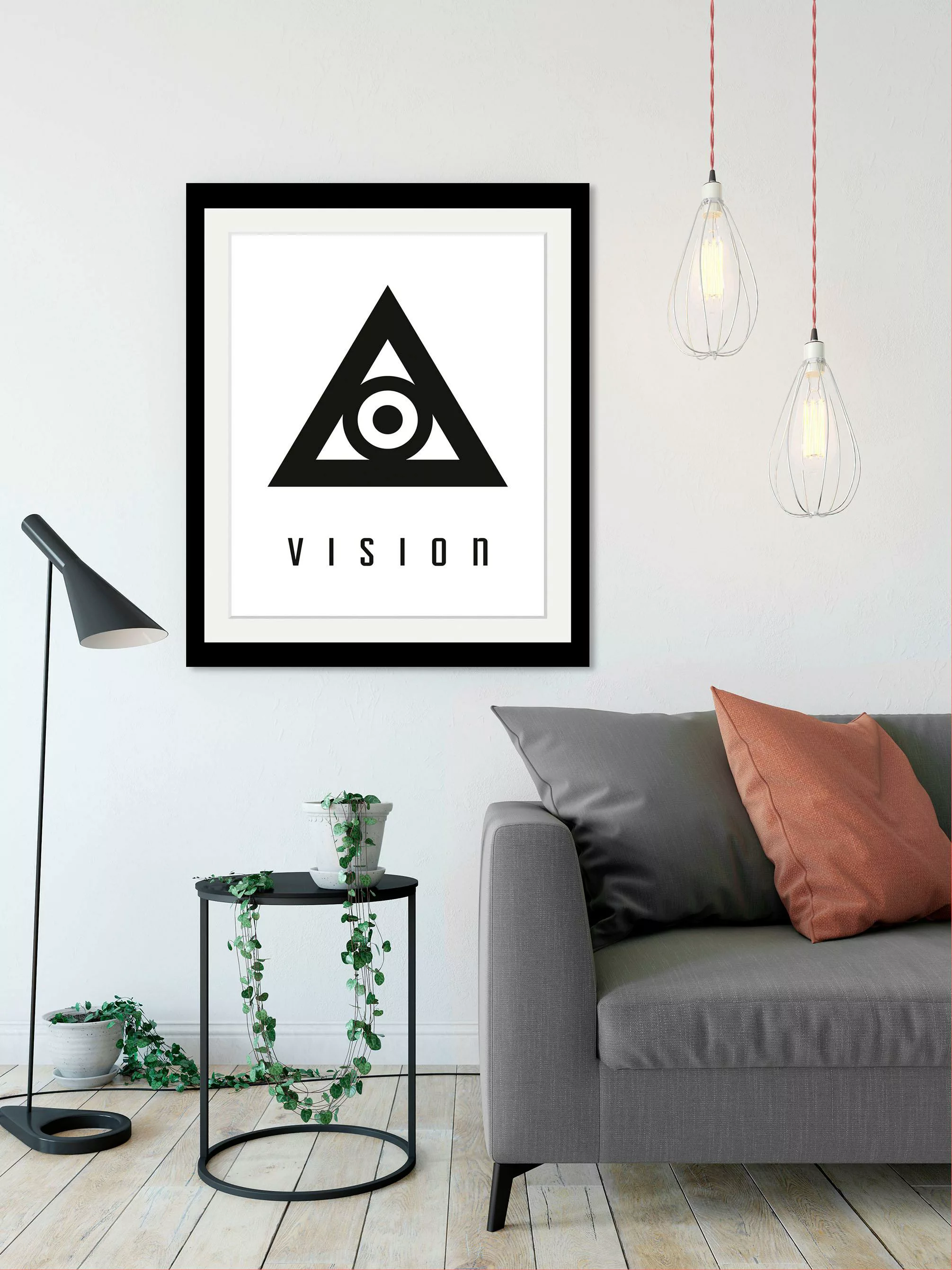 queence Bild "Vision", in 3 Größen, gerahmt günstig online kaufen