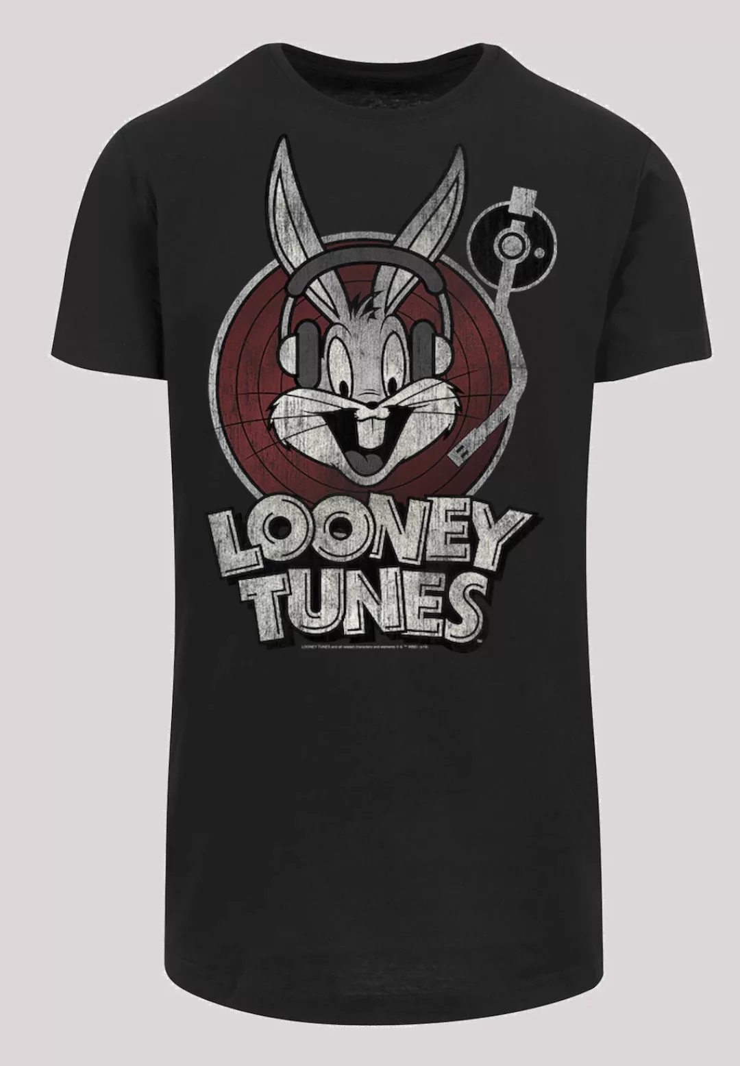 F4NT4STIC Kurzarmshirt "F4NT4STIC Herren Looney Tunes Bugs Bunny with Shape günstig online kaufen