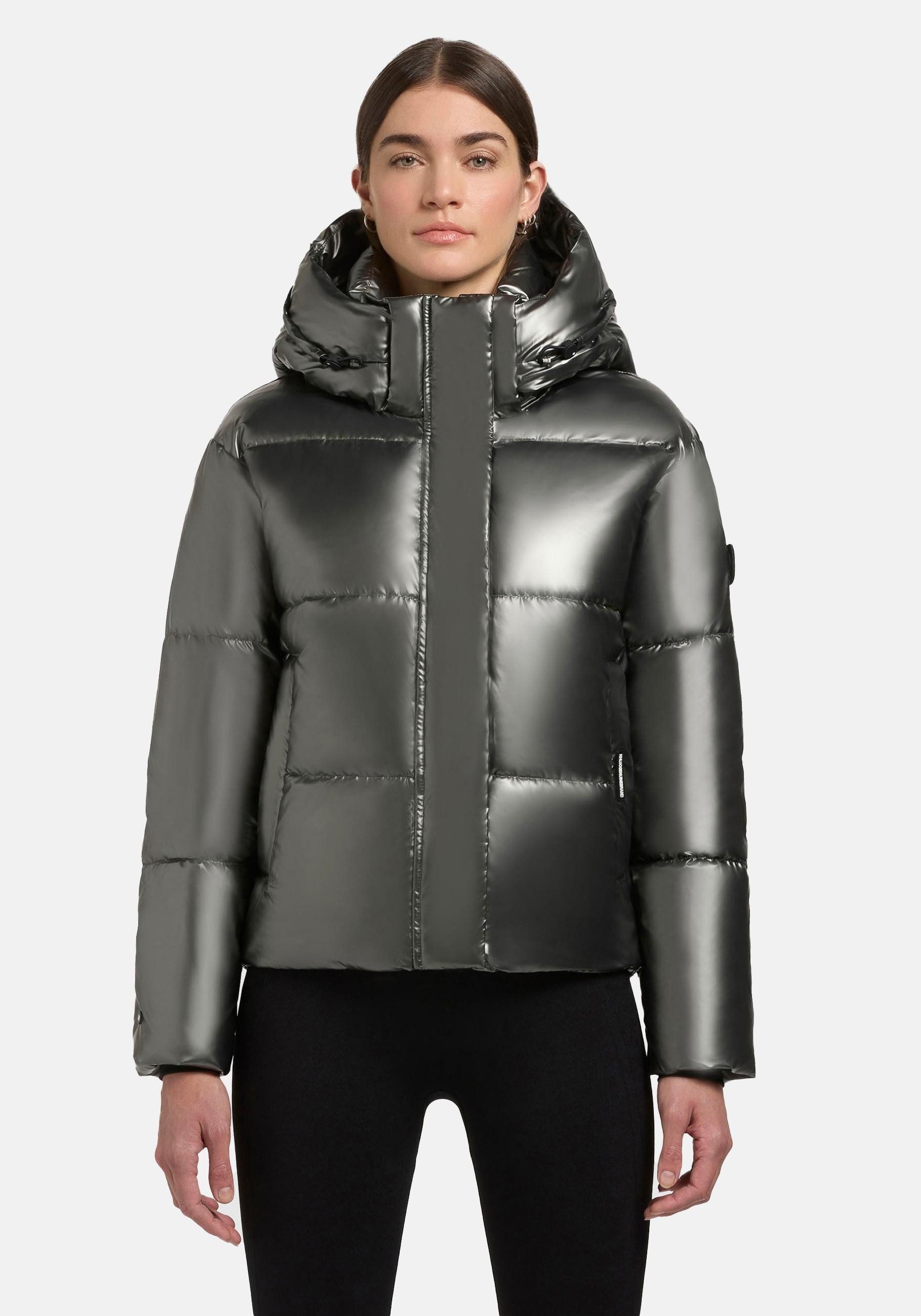 khujo Steppjacke "Devina Shiny-YM", mit Kapuze, Glänzende kurze Winterjacke günstig online kaufen