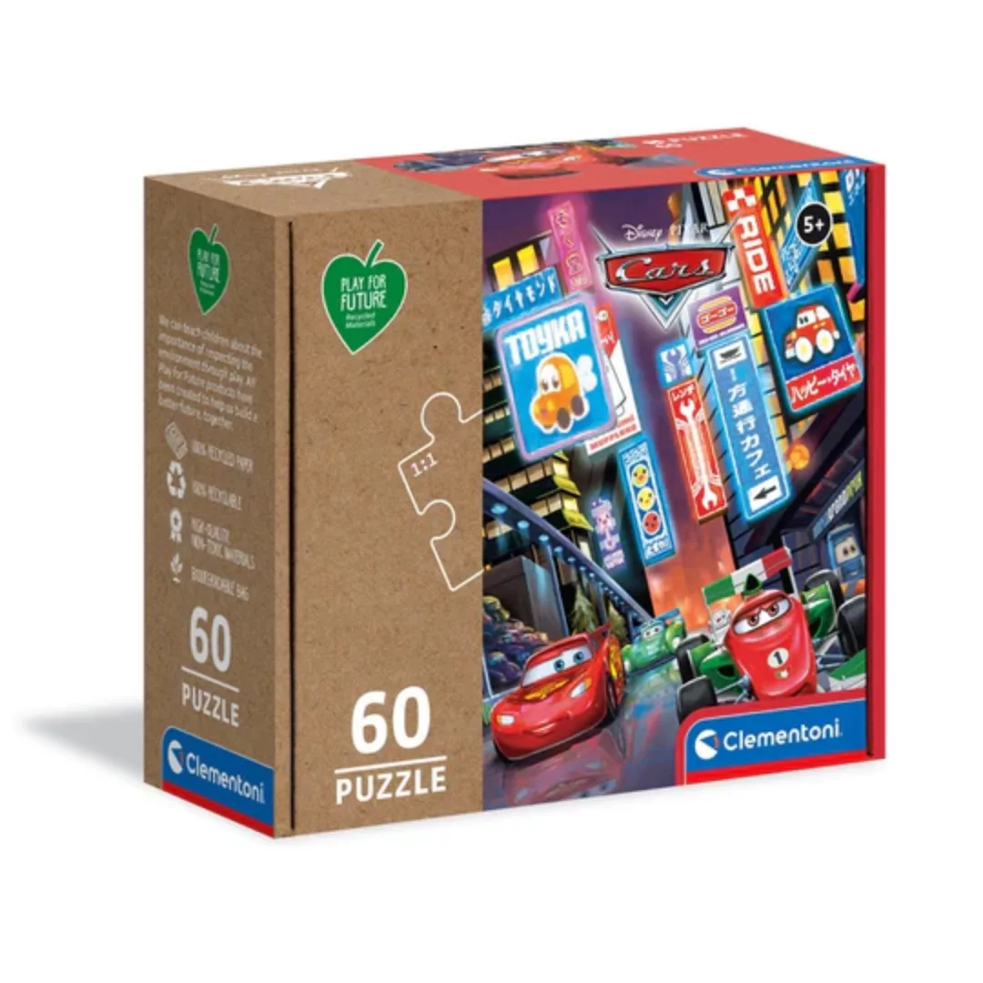 Clementoni 26999 - Cars - 60 Teile Puzzle - Play For Future günstig online kaufen