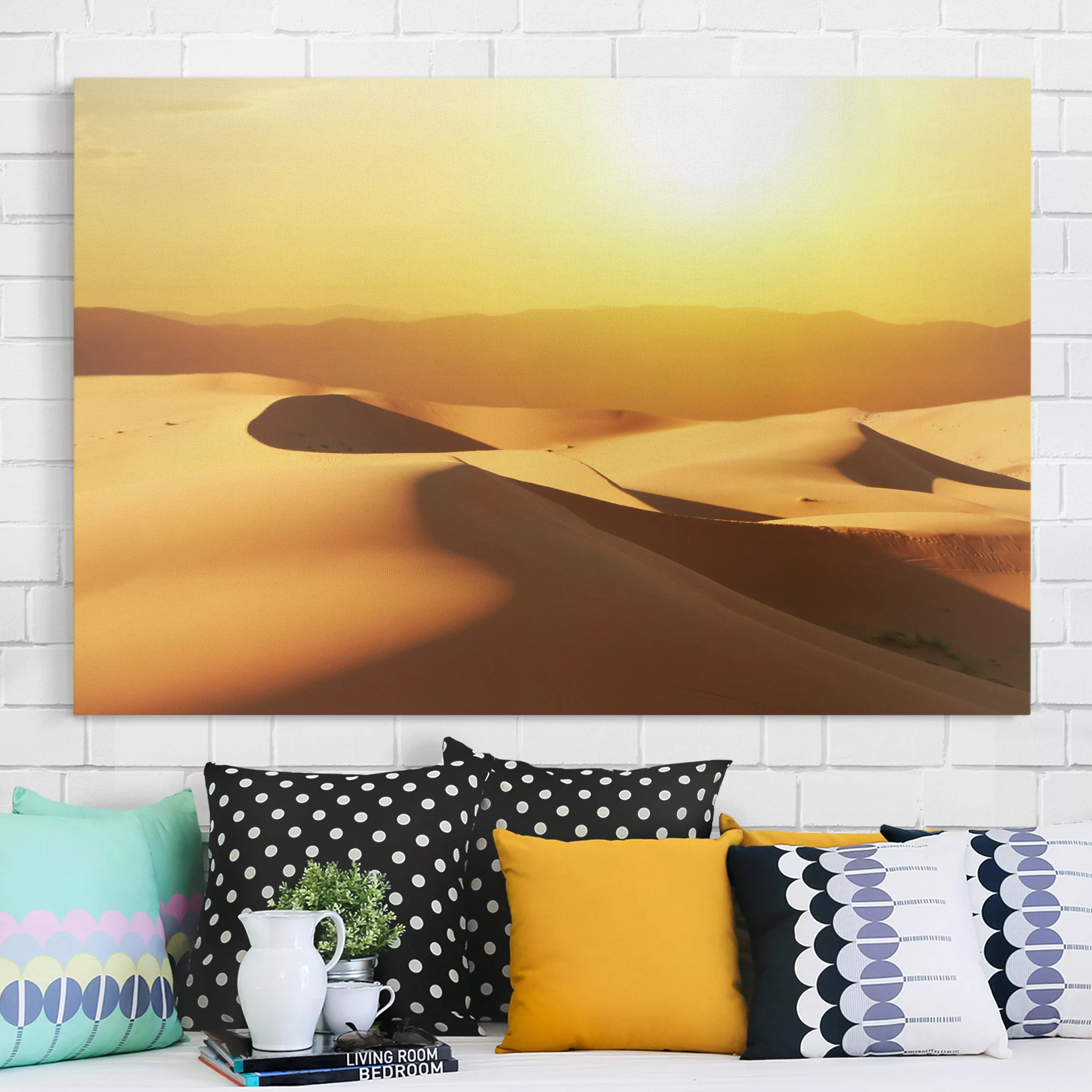 Leinwandbild Wüste - Querformat Die Wüste Saudi Arabiens günstig online kaufen