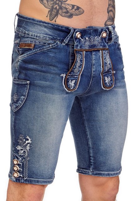 MarJo Trachtenjeans Trachtenjeans Herren - GUSTL - blau günstig online kaufen