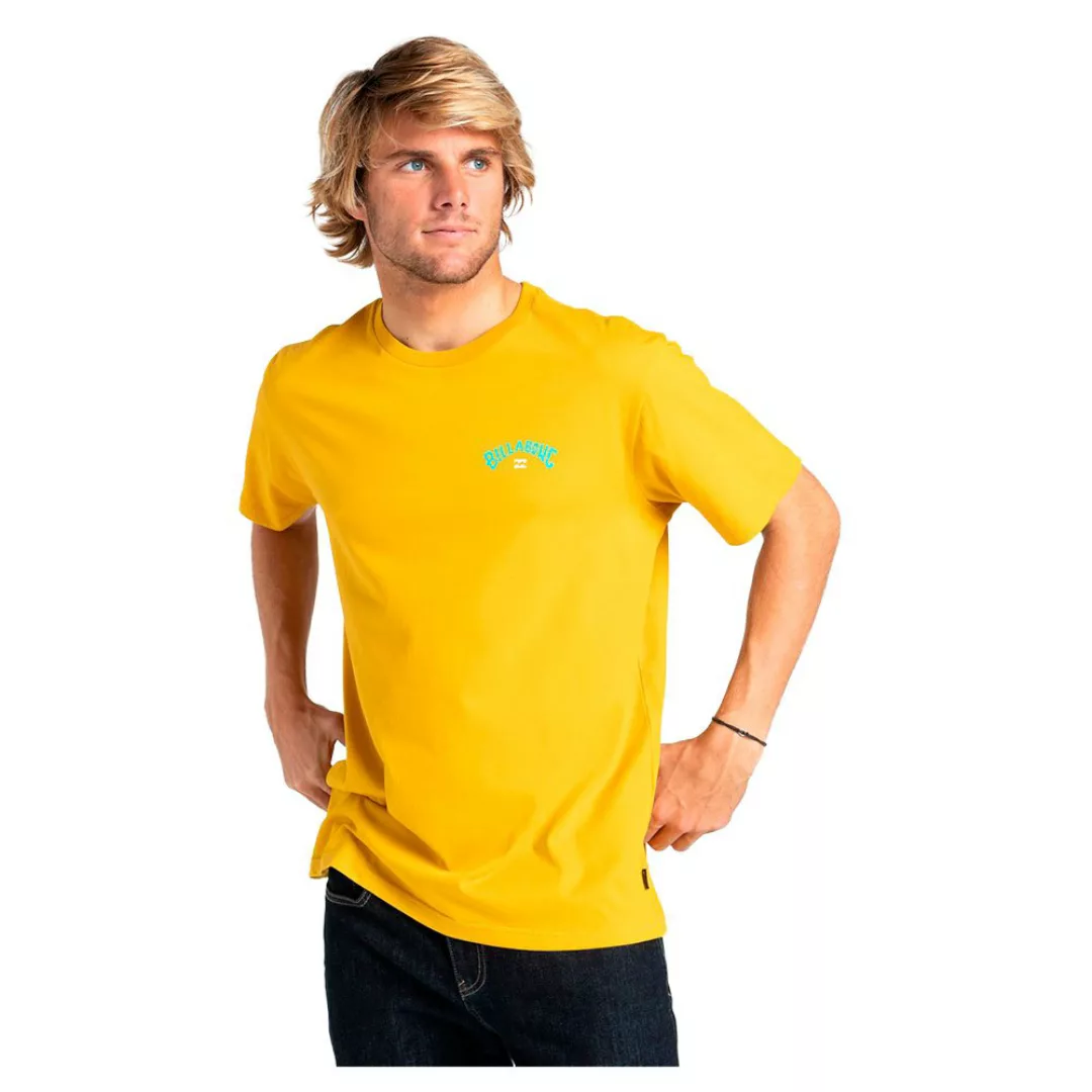 Billabong Arch Fill Kurzärmeliges T-shirt M Mustard günstig online kaufen