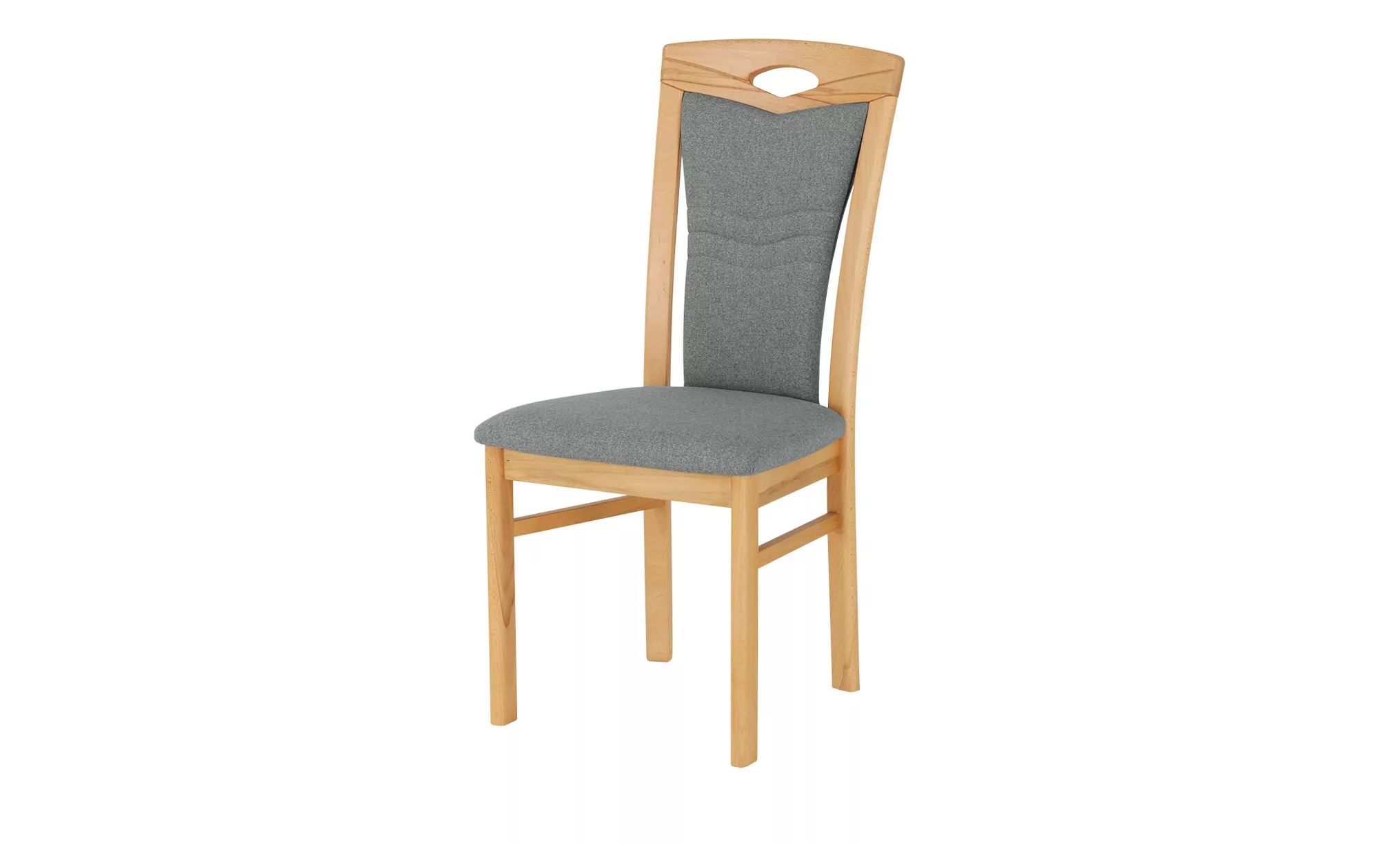Polsterstuhl - grau - 48 cm - 100,5 cm - 58 cm - Stühle > Esszimmerstühle - günstig online kaufen